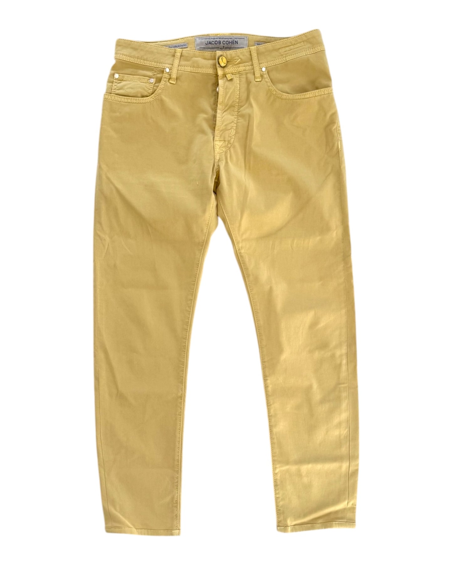 Pre-Loved Jacob Cohën Yellow Chino Pants