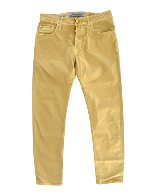 Pre-Loved Jacob Cohën Yellow Chino Pants