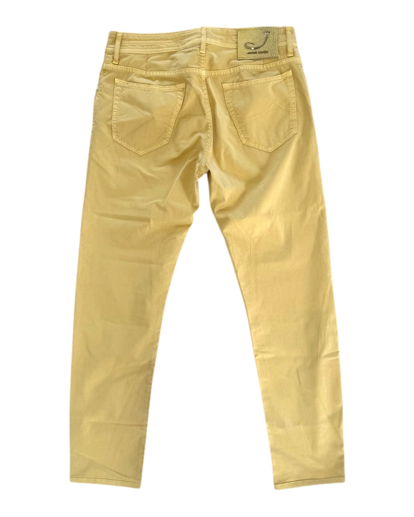 Pre-Loved Jacob Cohën Yellow Chino Pants