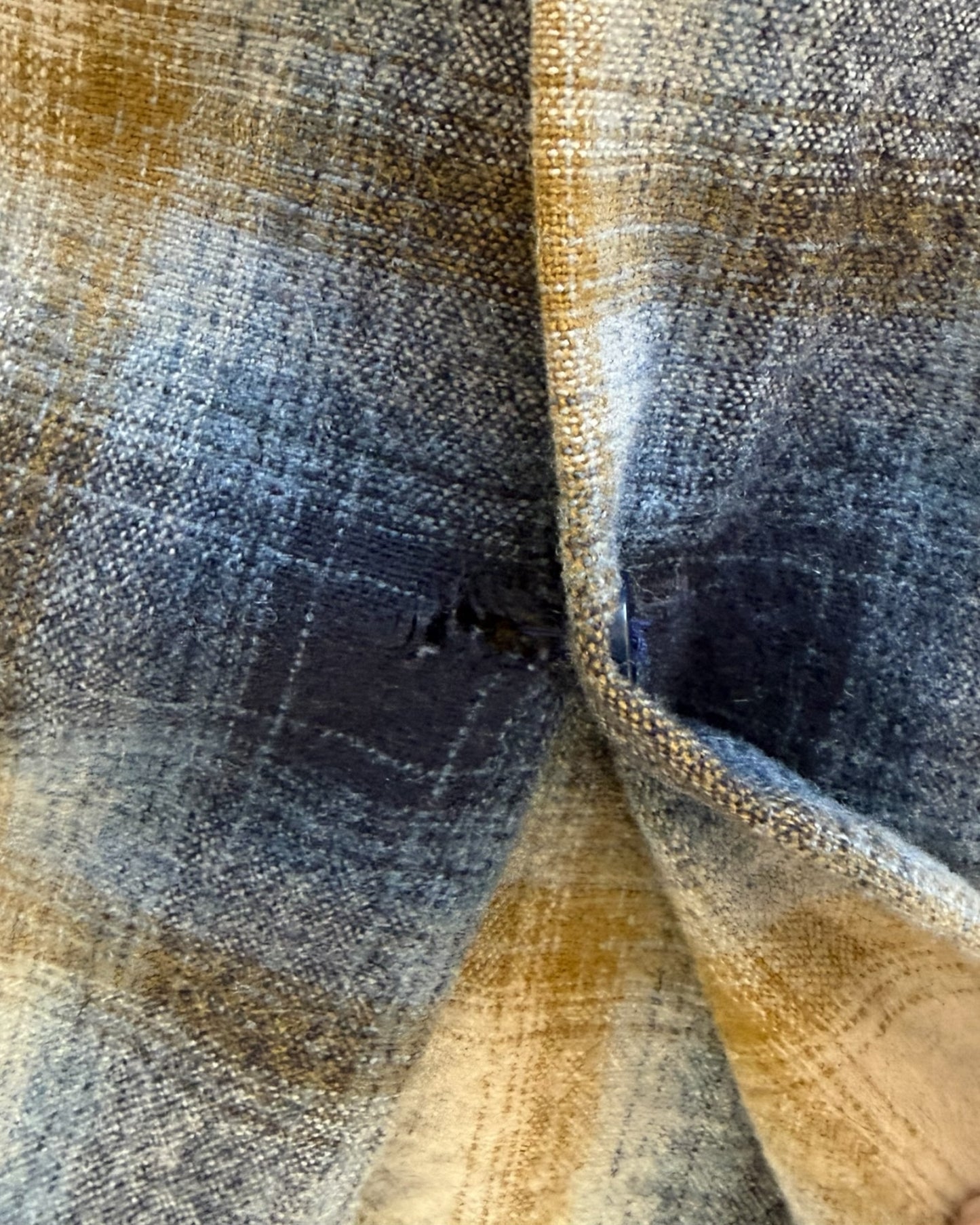 Vintage Pendleton Green and Blue Plaid Wool Shirt