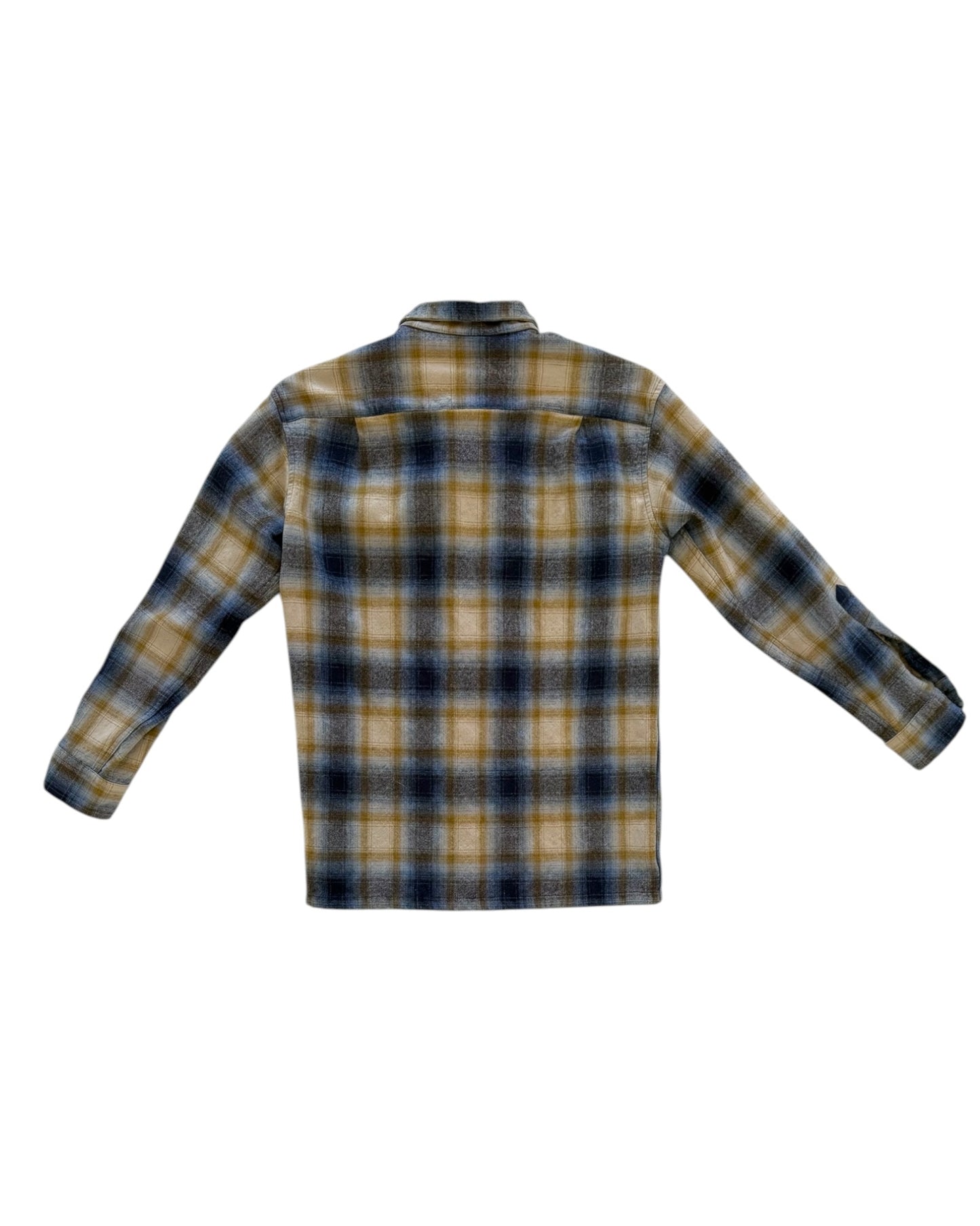 Vintage Pendleton Green and Blue Plaid Wool Shirt