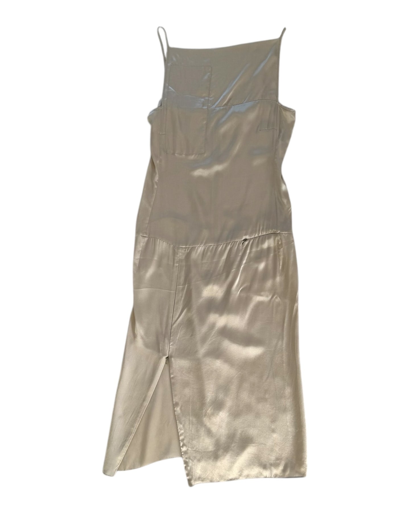 Vintage Costume National Gold Silk Dress