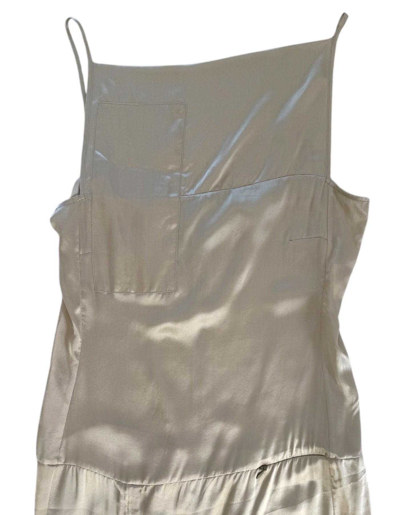 Vintage Costume National Gold Silk Dress