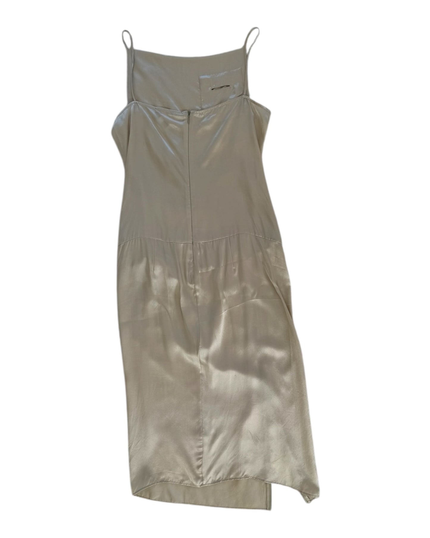 Vintage Costume National Gold Silk Dress