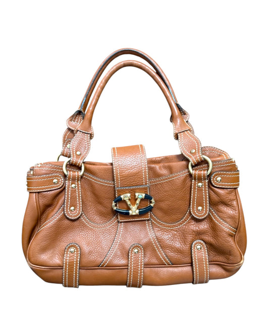 Vintage Valentino Brown Tote Bag