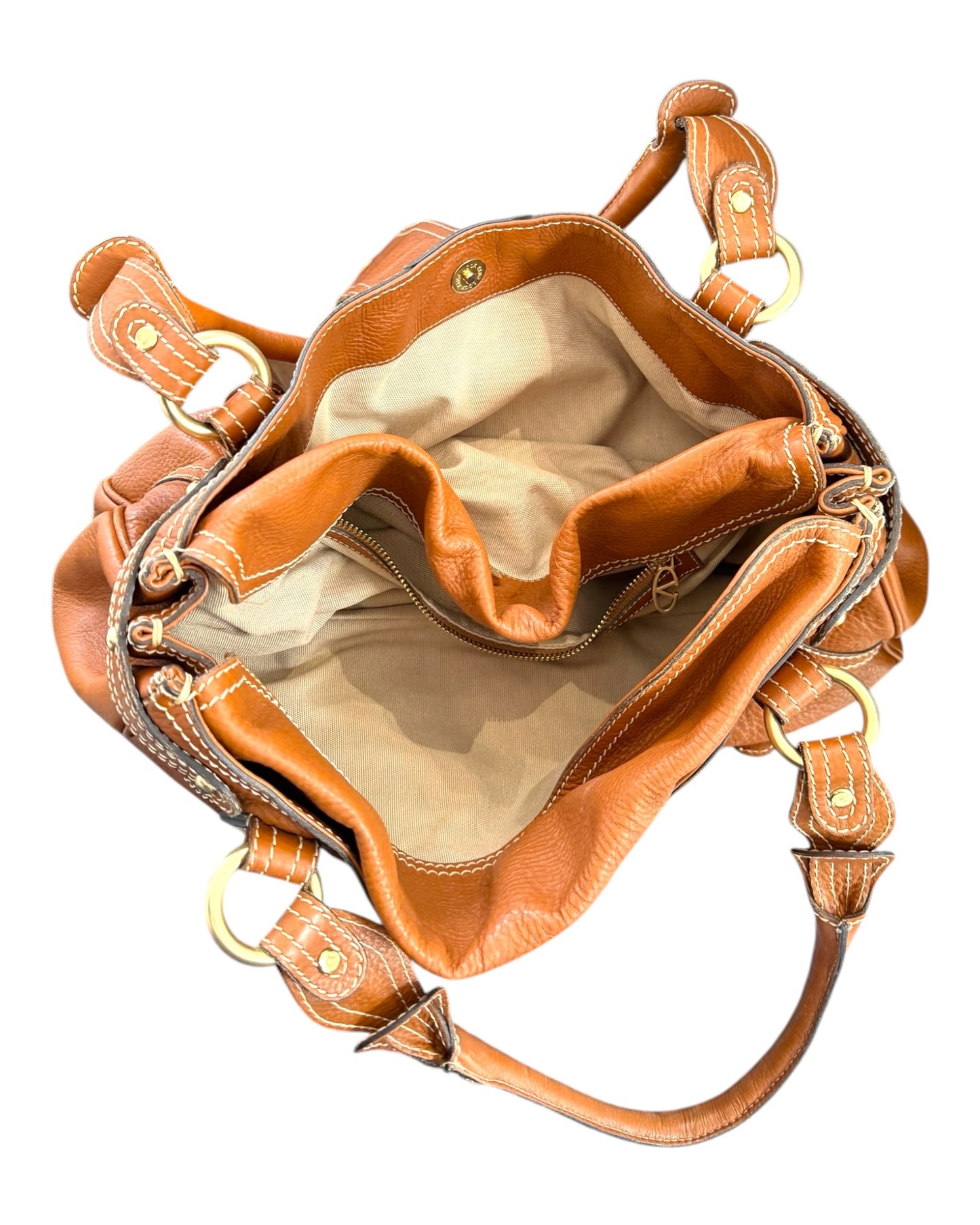 Vintage Valentino Brown Tote Bag