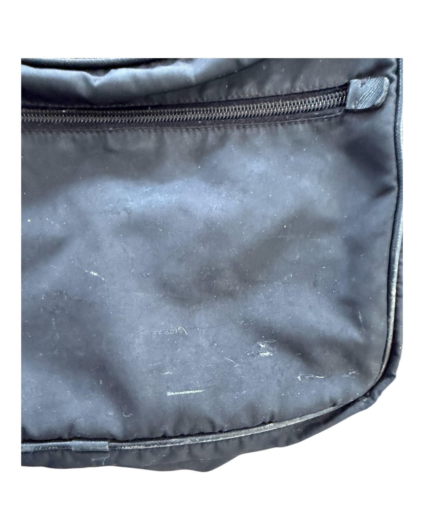 Vintage Prada Black Nylon Crossbody Bag