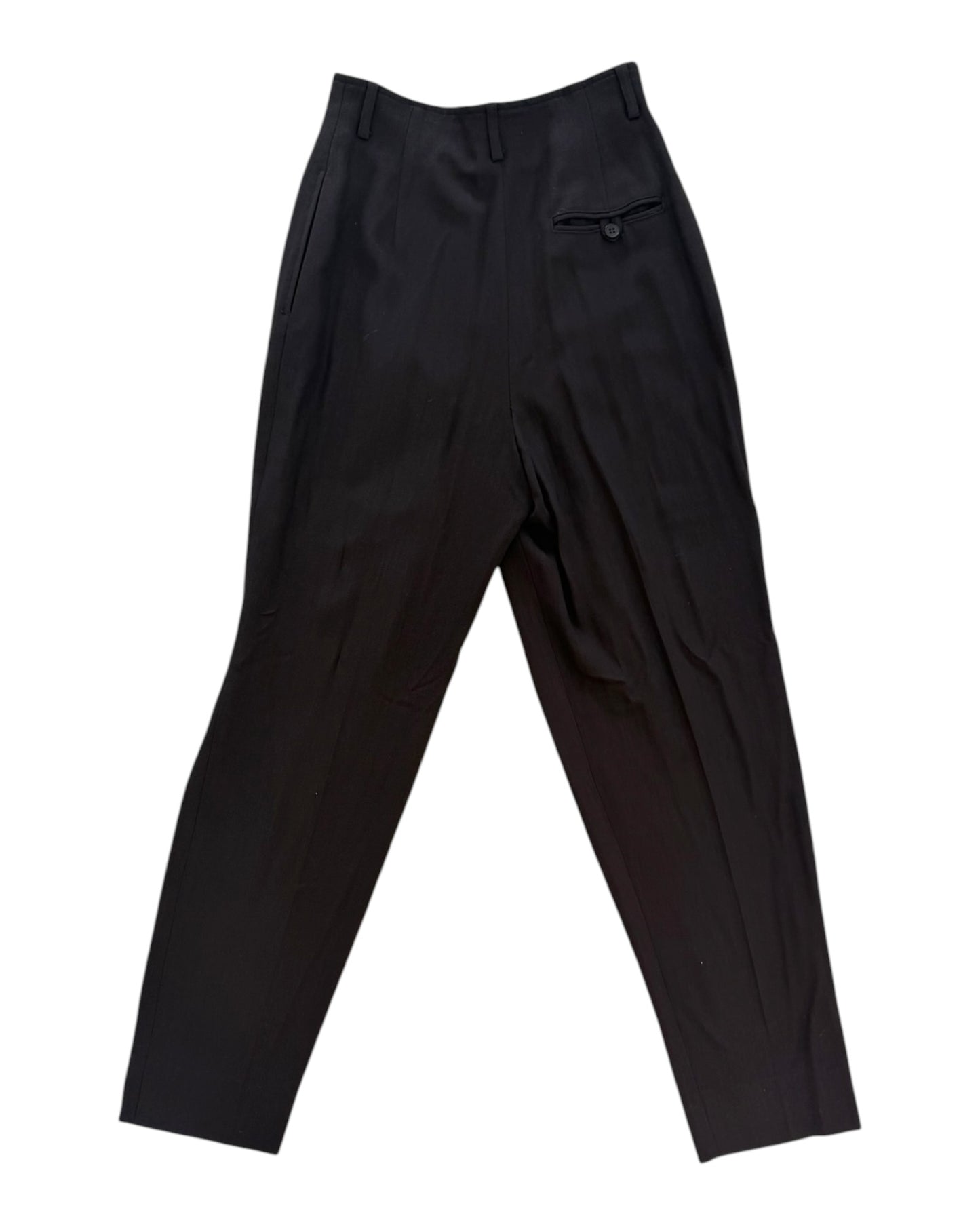 Vintage Calvin Klein Brown Pleated Trousers