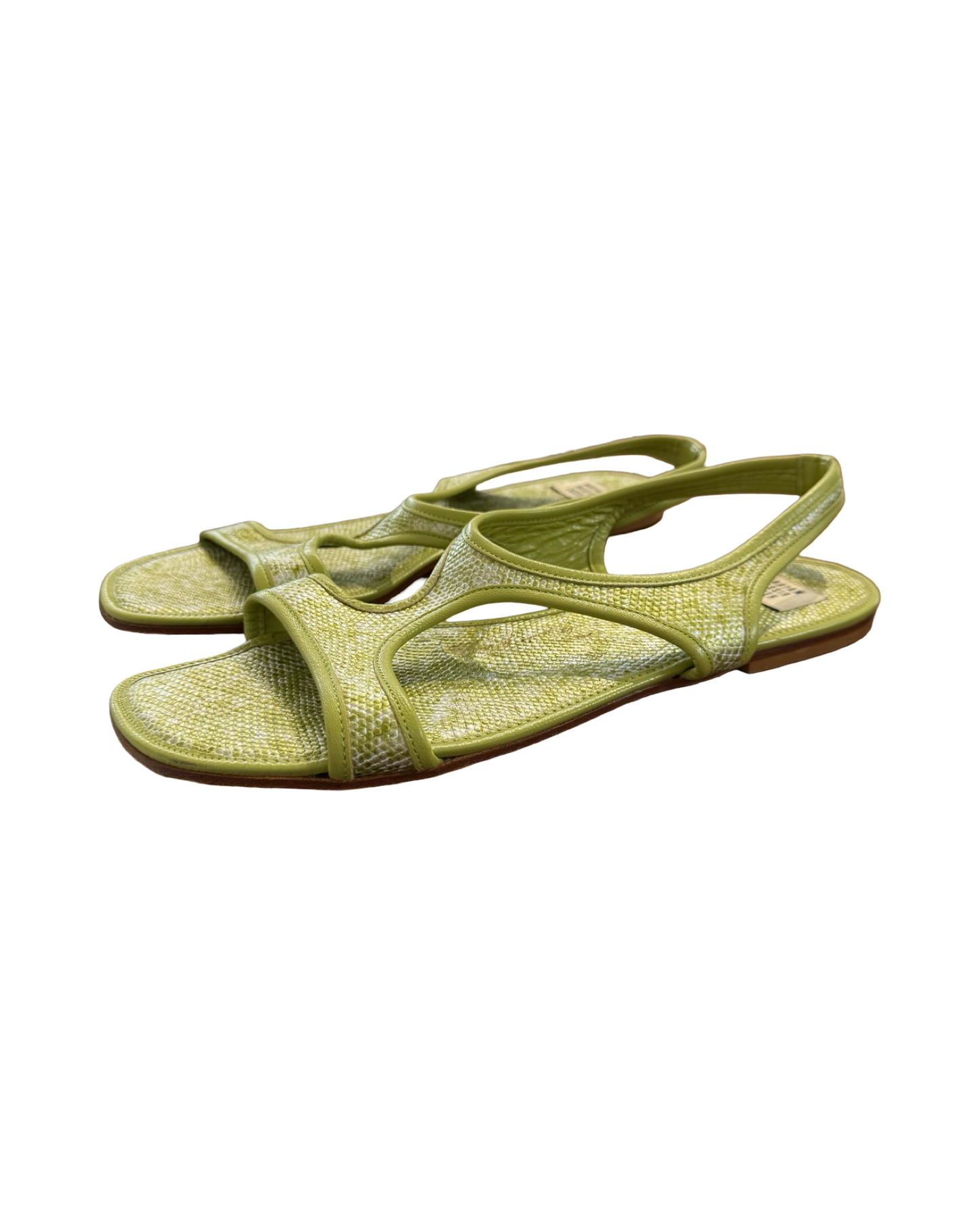 Pre-Loved Maryam Nassir Zadeh Green Sandals