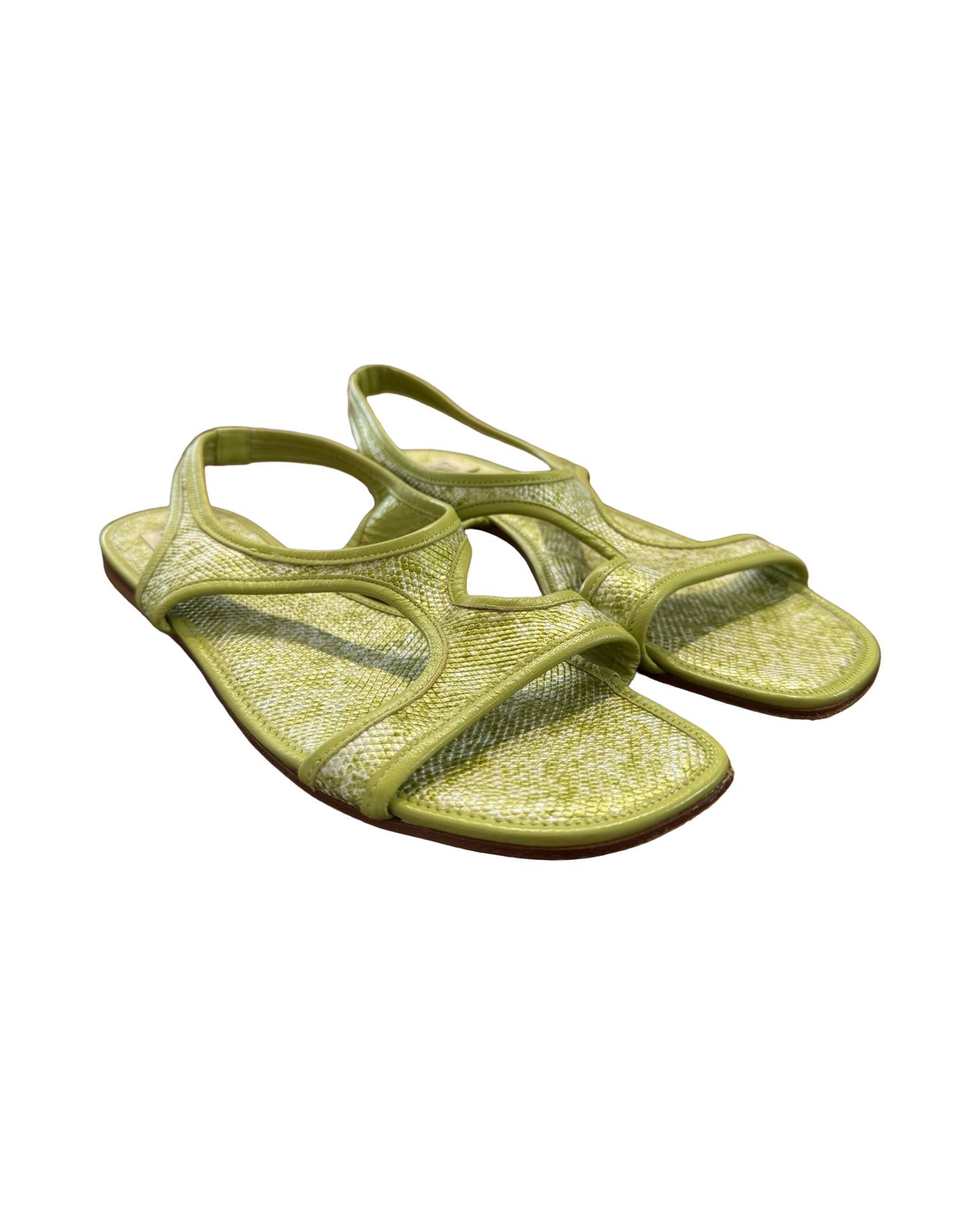 Pre-Loved Maryam Nassir Zadeh Green Sandals