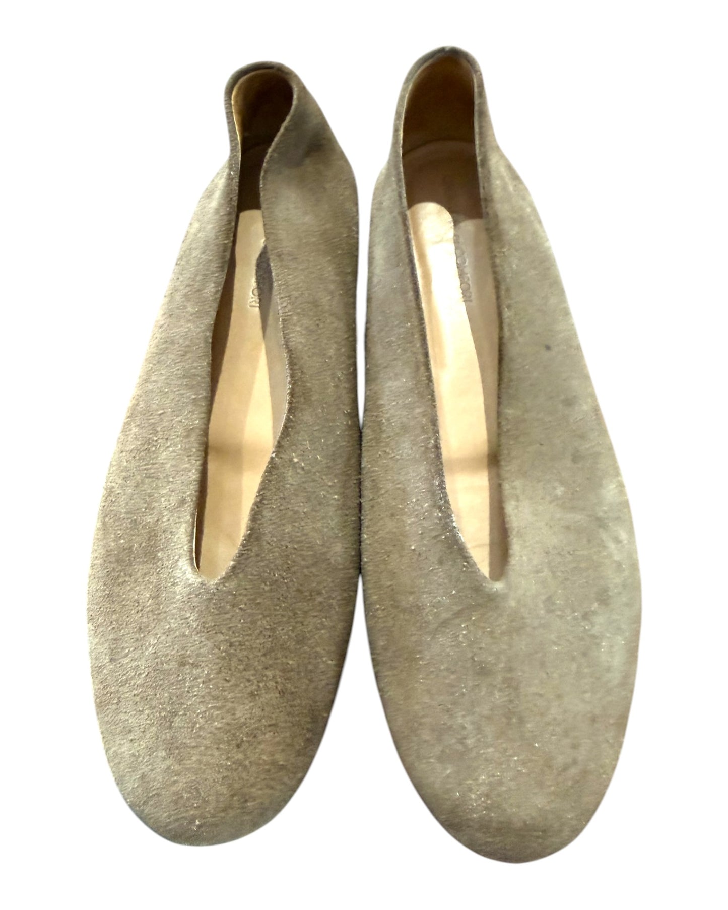 Pre-Loved Creatures of Comfort Brown Suede Flats