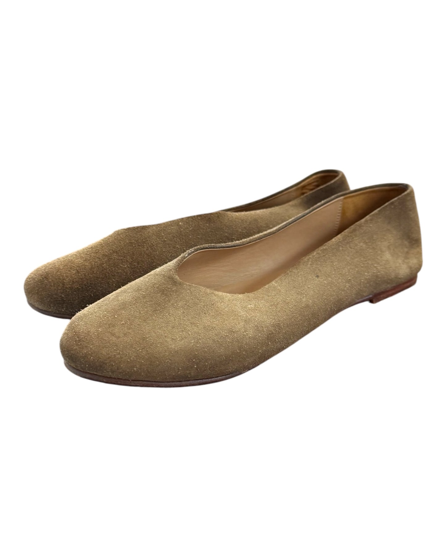 Pre-Loved Creatures of Comfort Brown Suede Flats