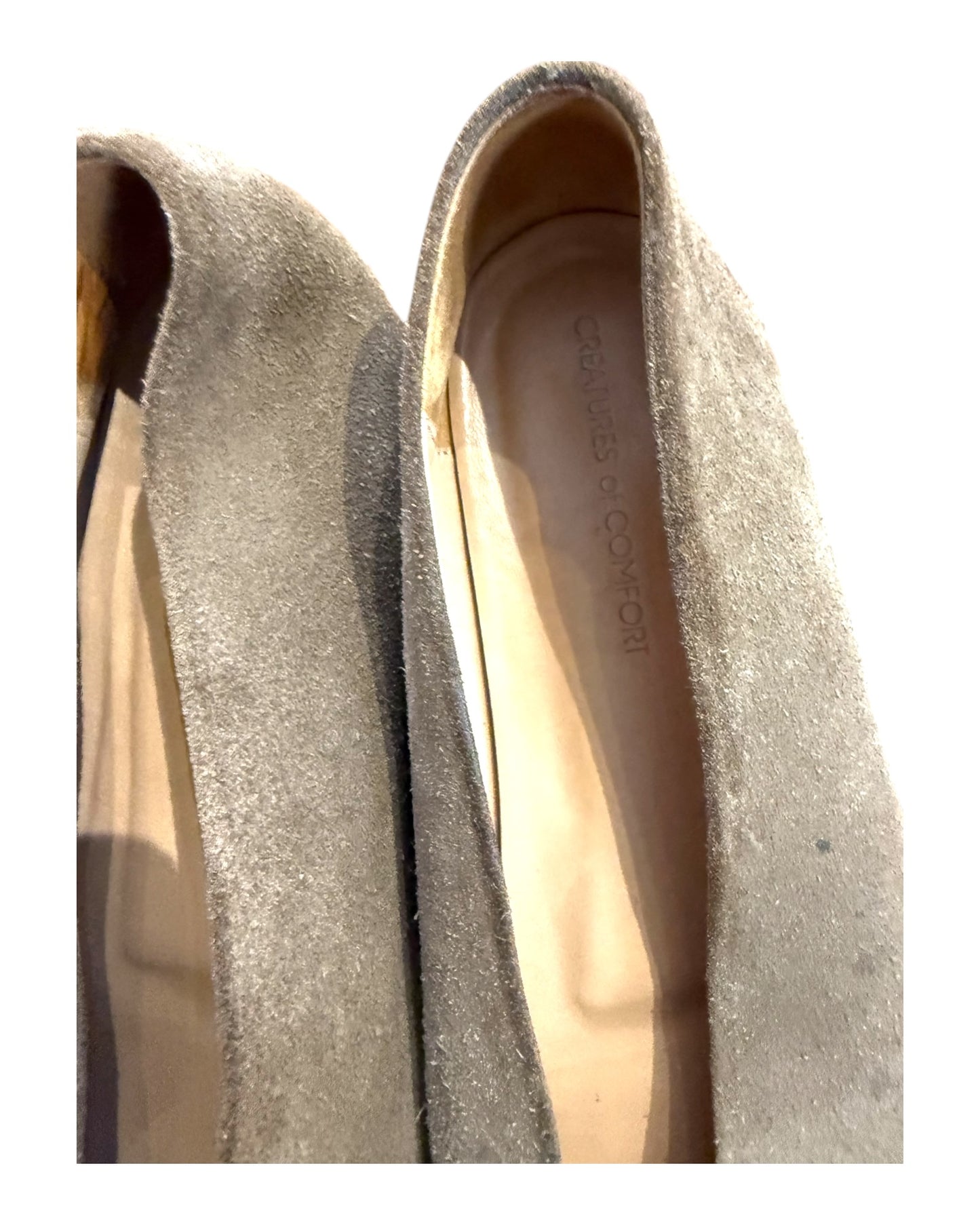 Pre-Loved Creatures of Comfort Brown Suede Flats