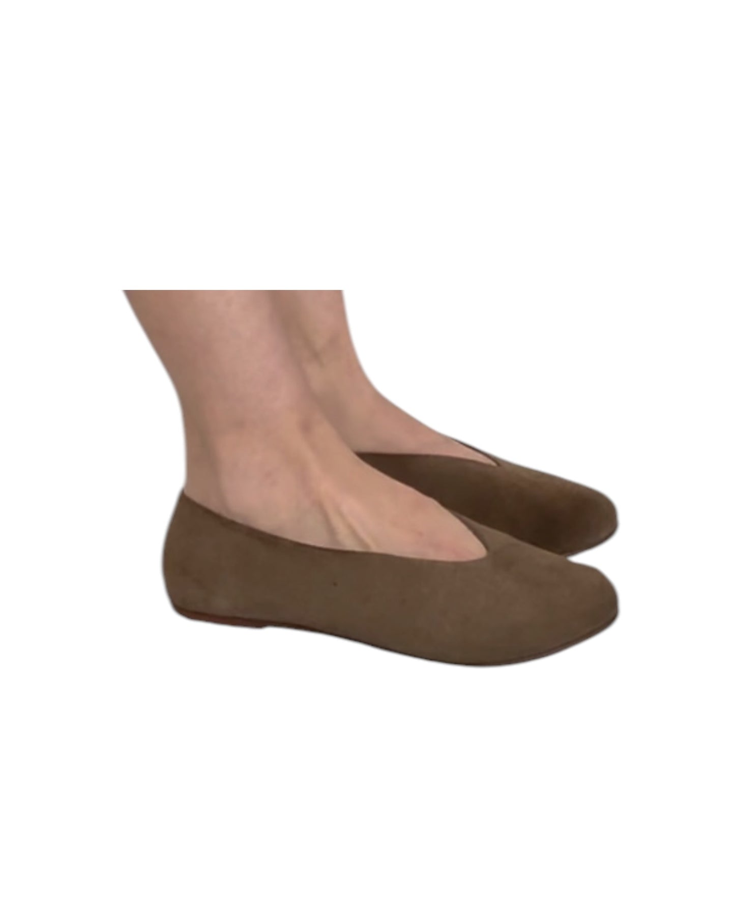 Pre-Loved Creatures of Comfort Brown Suede Flats