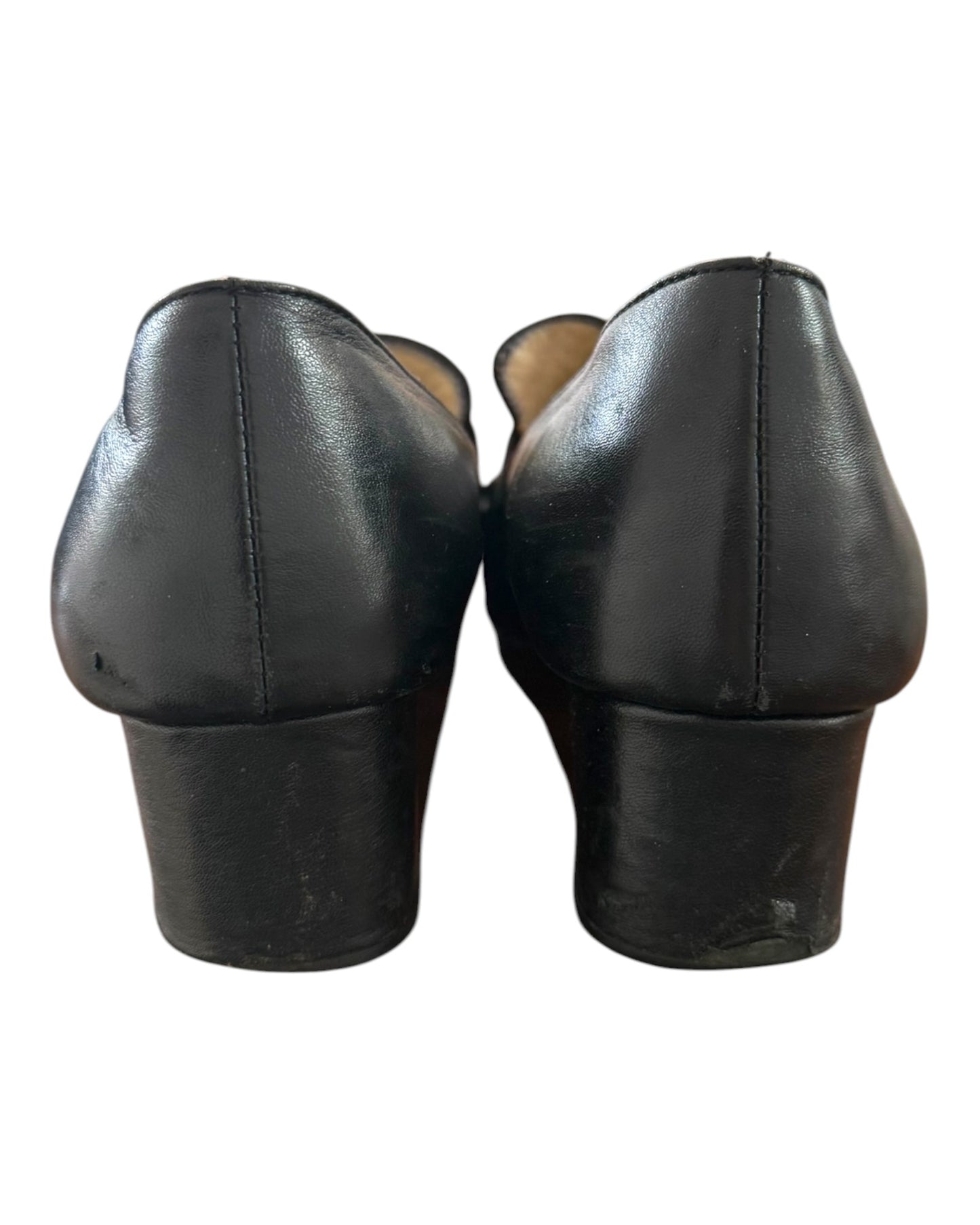 Vintage Maryam Nassir Zadeh Black Leather Loafers