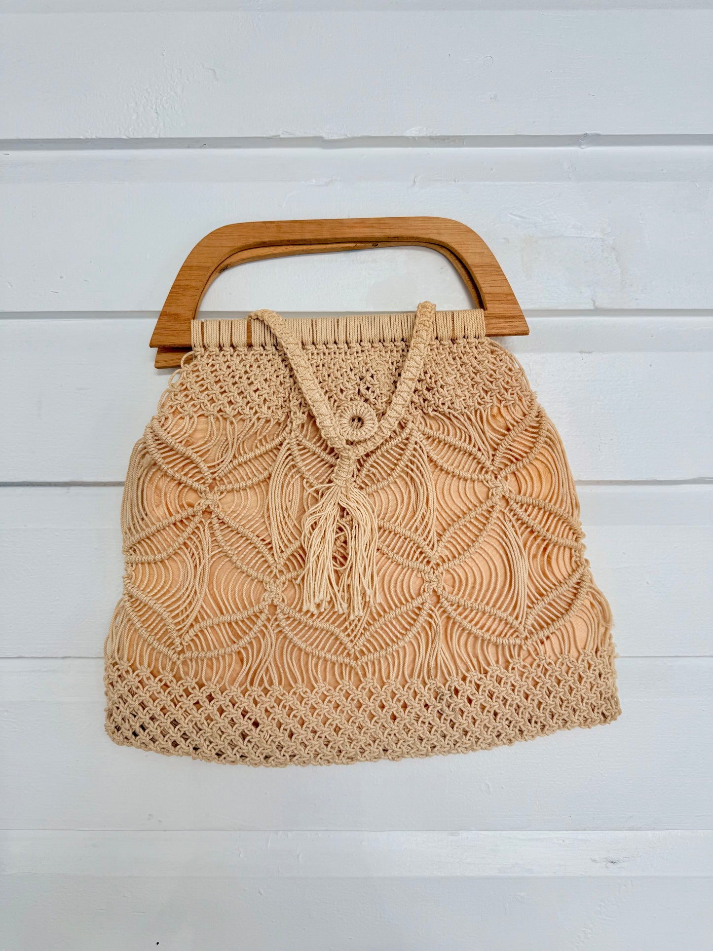 Vintage Handwoven Handbag
