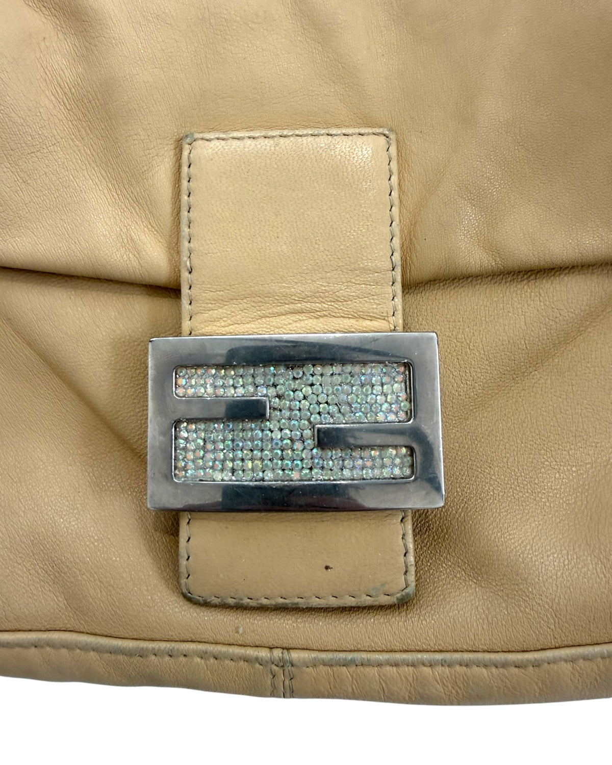 Vintage 2000 Fendi Leather Baguette