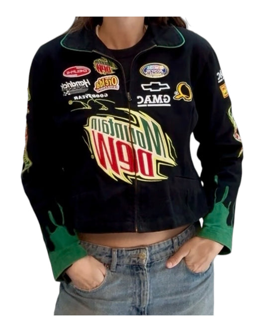 Vintage Mountain Dew Brian Vickers #57 Racing Jacket