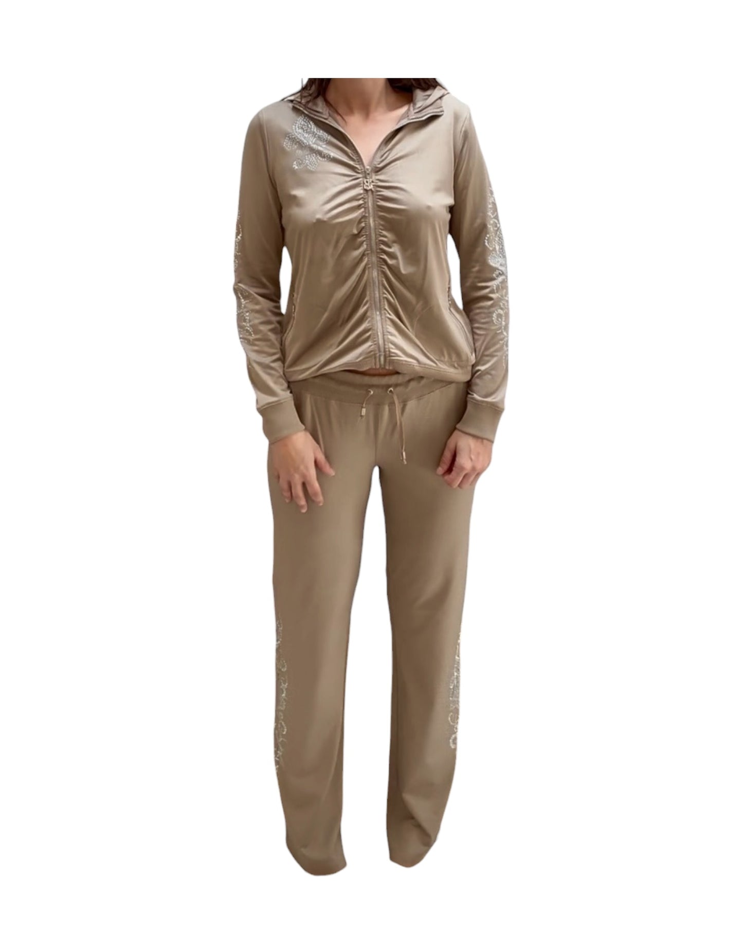 Vintage BCBG Bedazzled Tracksuit