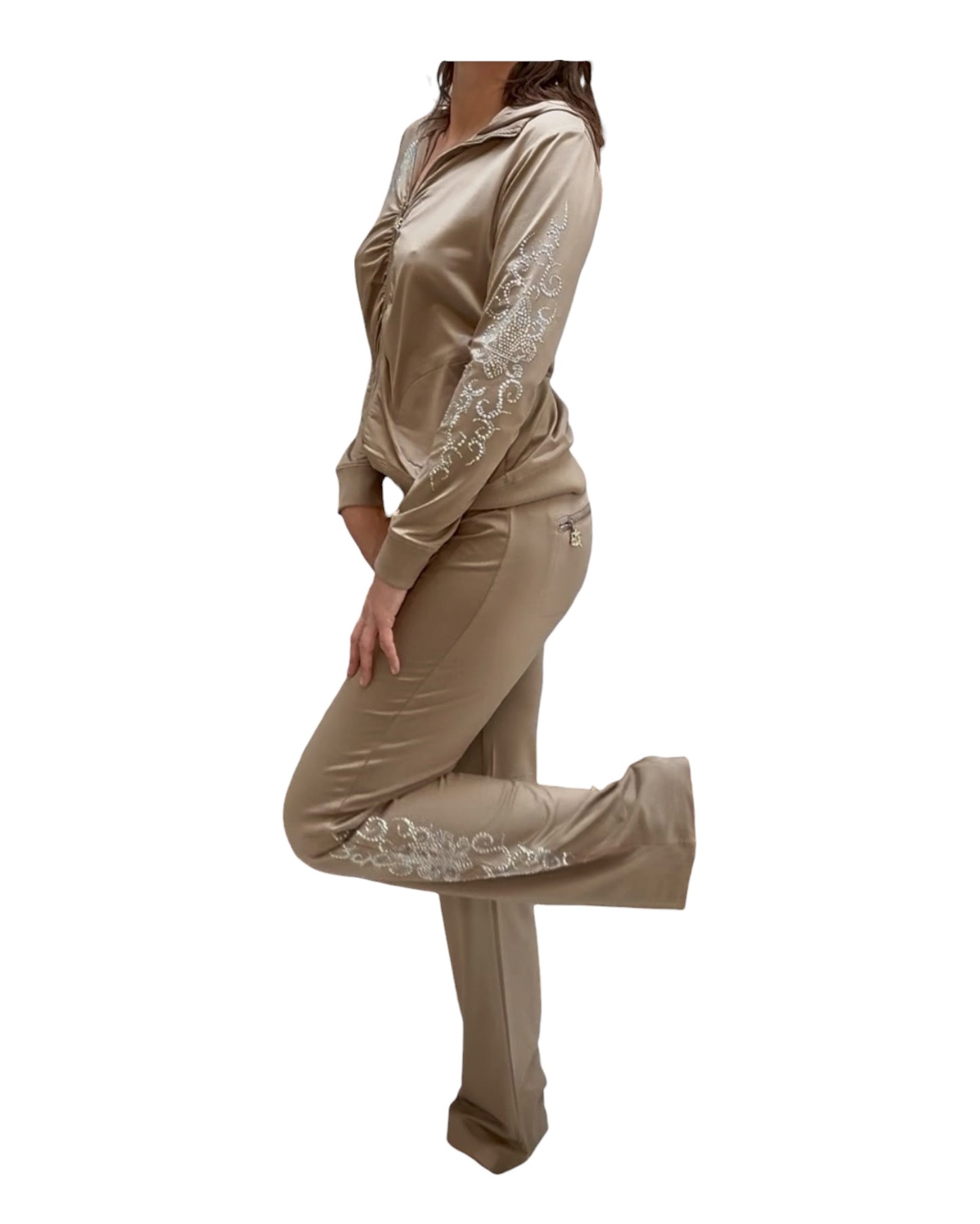 Vintage BCBG Bedazzled Tracksuit