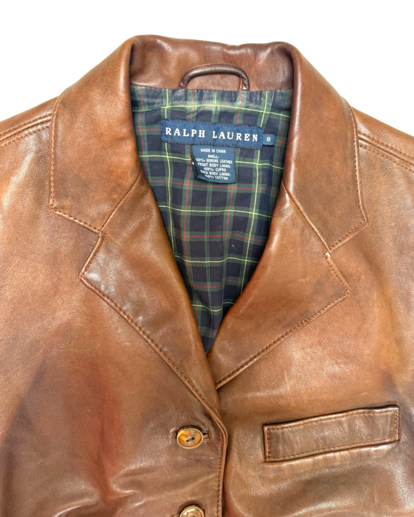 Pre-Loved Ralph Lauren Leather Vest
