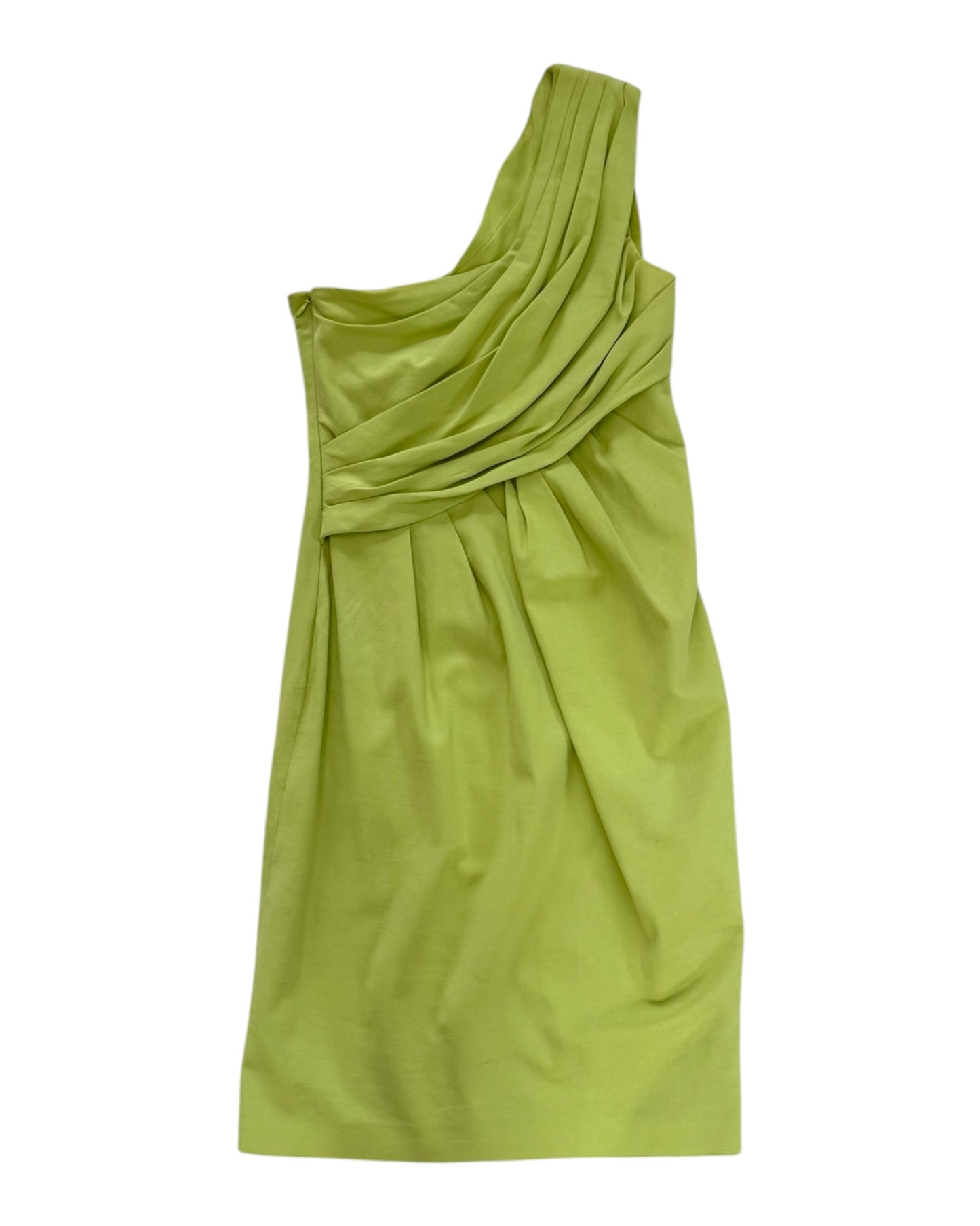 Vintage Moschino Green One-Shoulder Dress