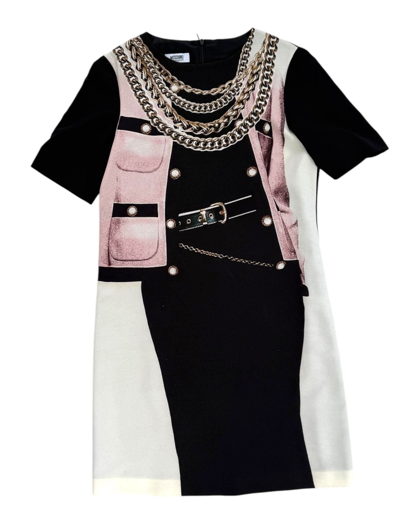Vintage Moschino Graphic Print Dress