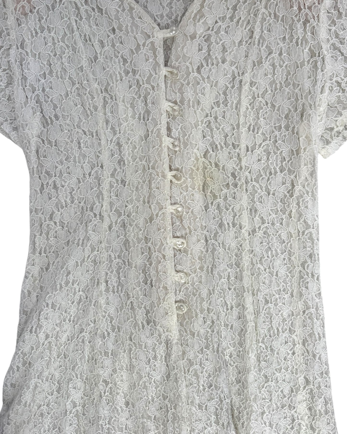 Vintage Lace Mini Dress