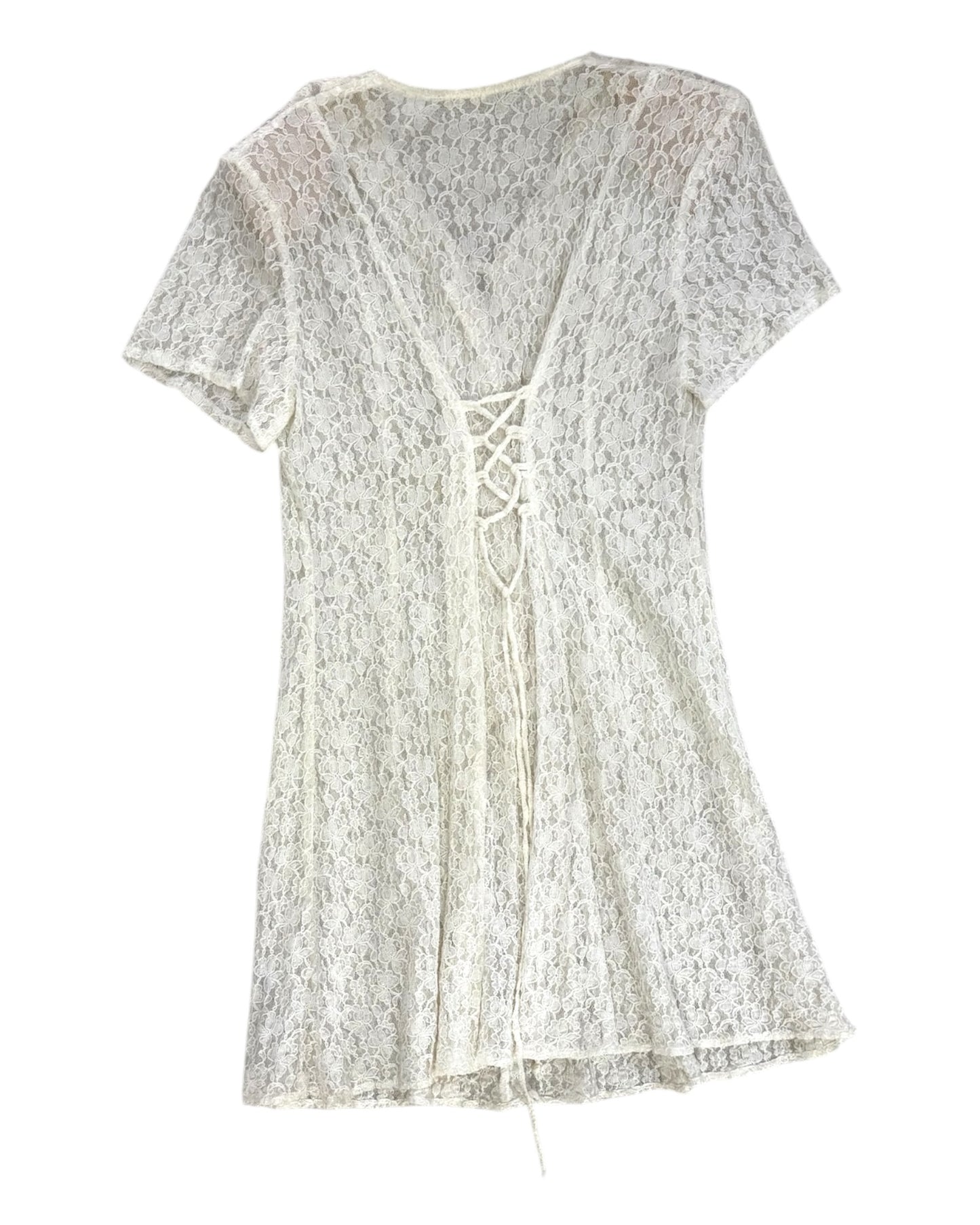 Vintage Lace Mini Dress