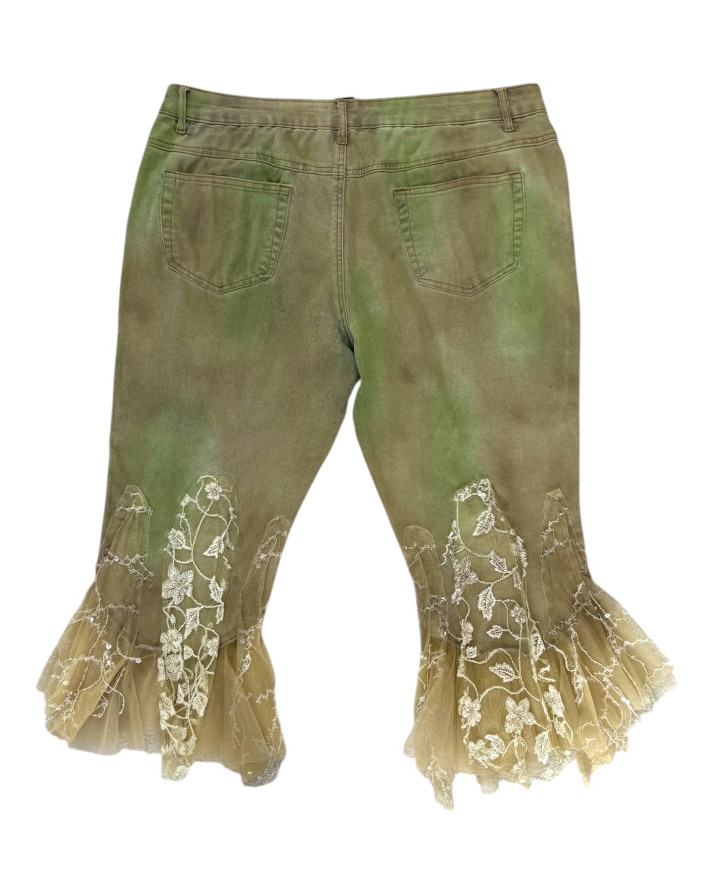 Vintage Y2K Embellished Capri Pants