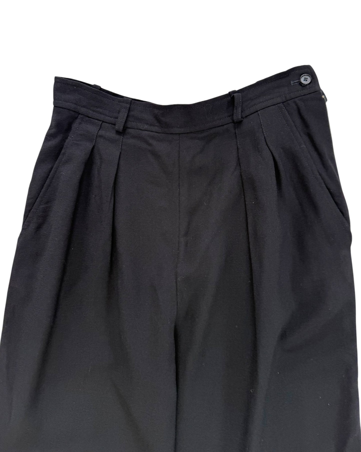 Vintage Yves Saint Laurent Black Trousers