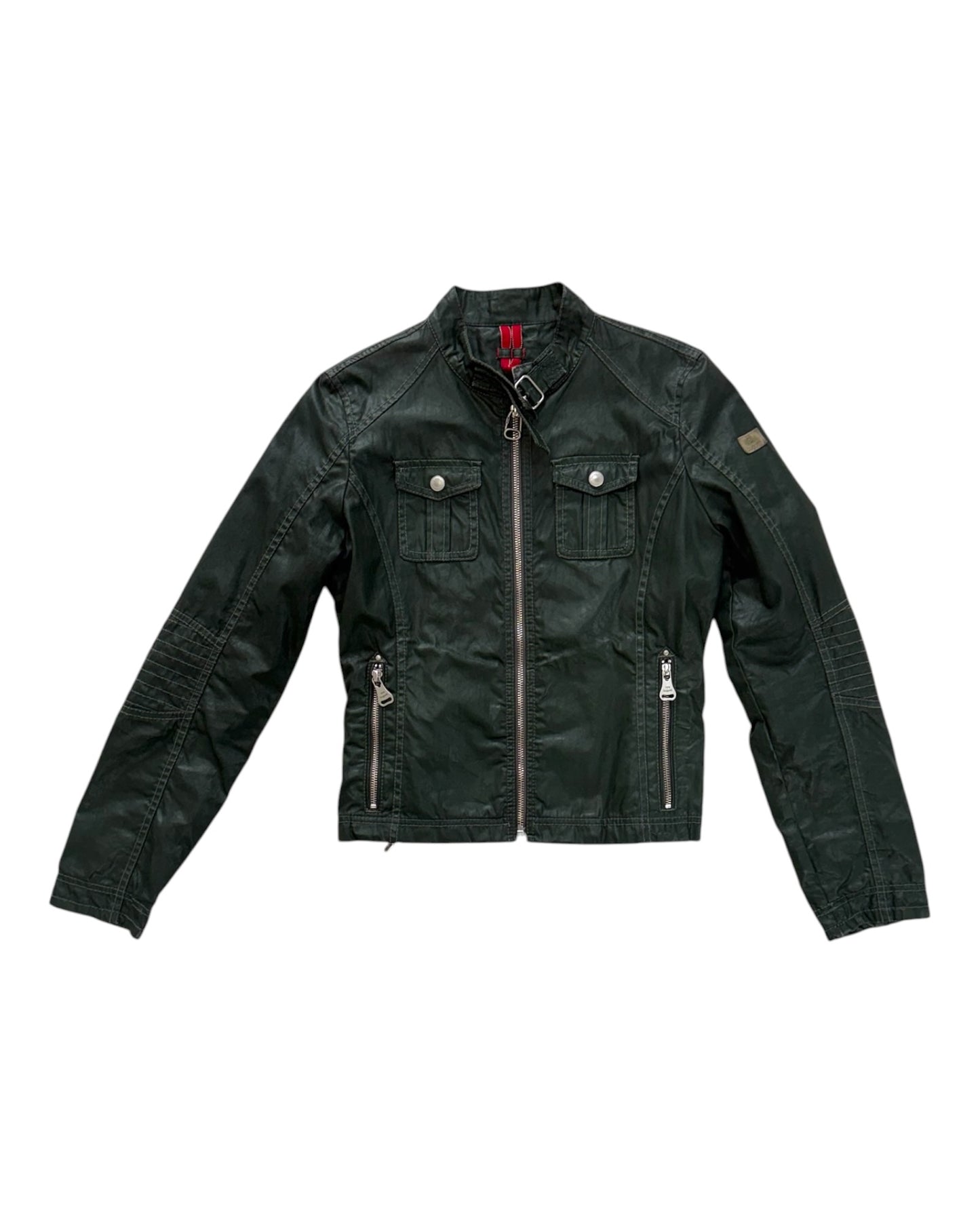 Pre-Loved Bugatti Green Moto Jacket