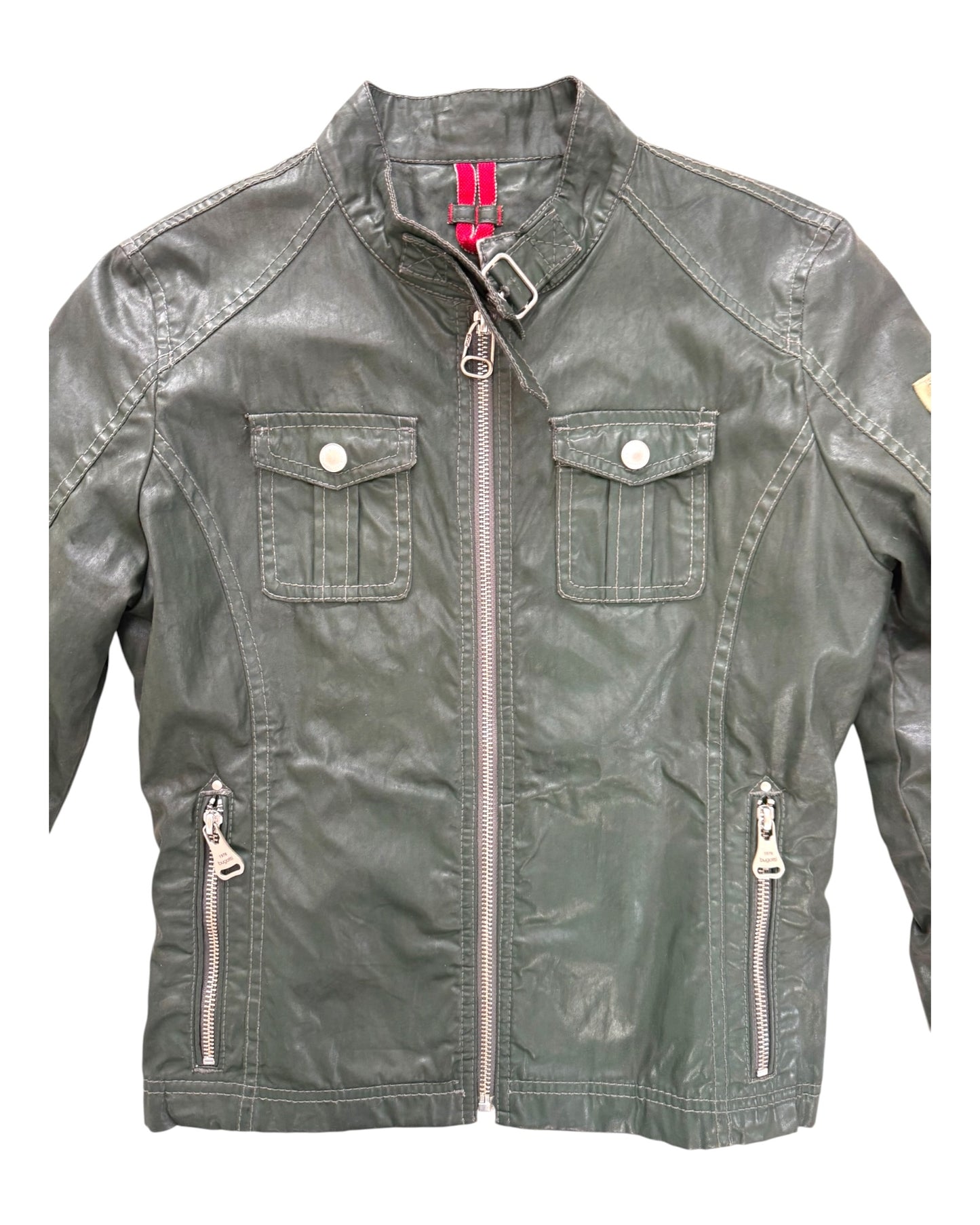 Pre-Loved Bugatti Green Moto Jacket
