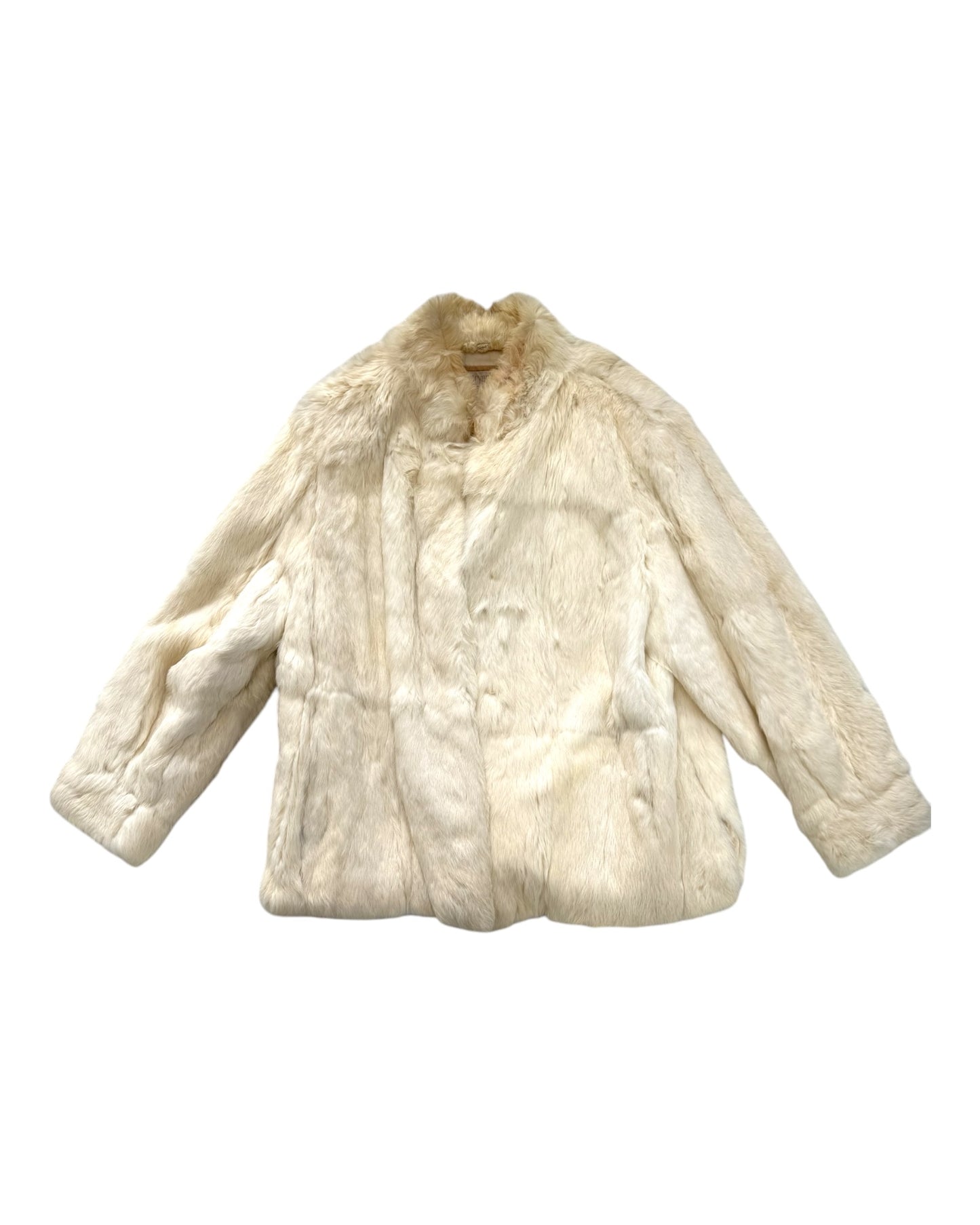 Vintage White Fur Coat