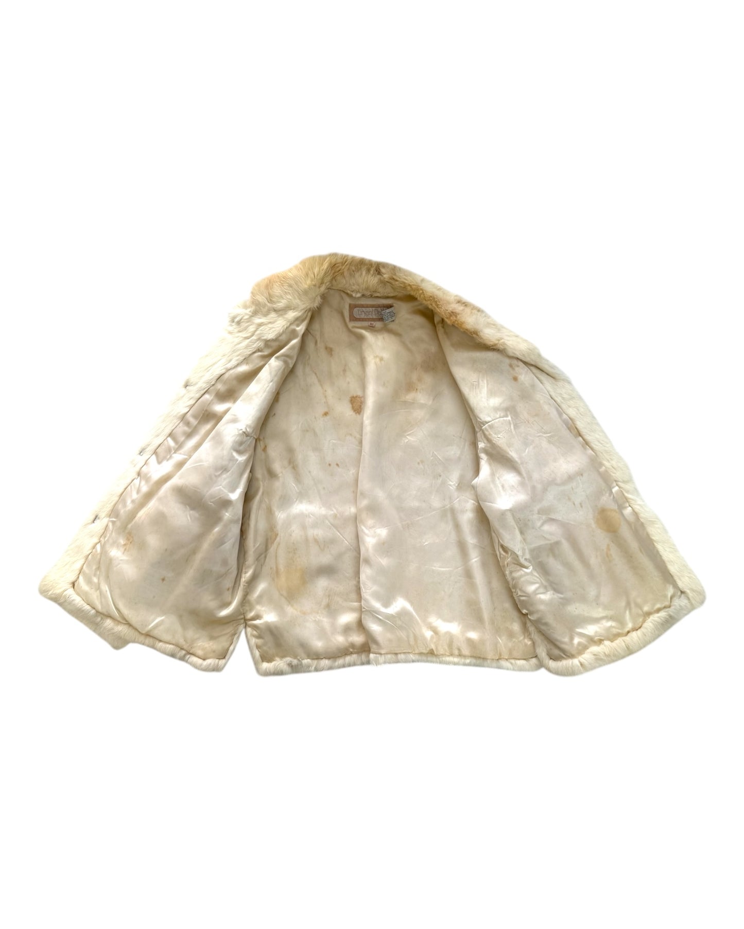 Vintage White Fur Coat