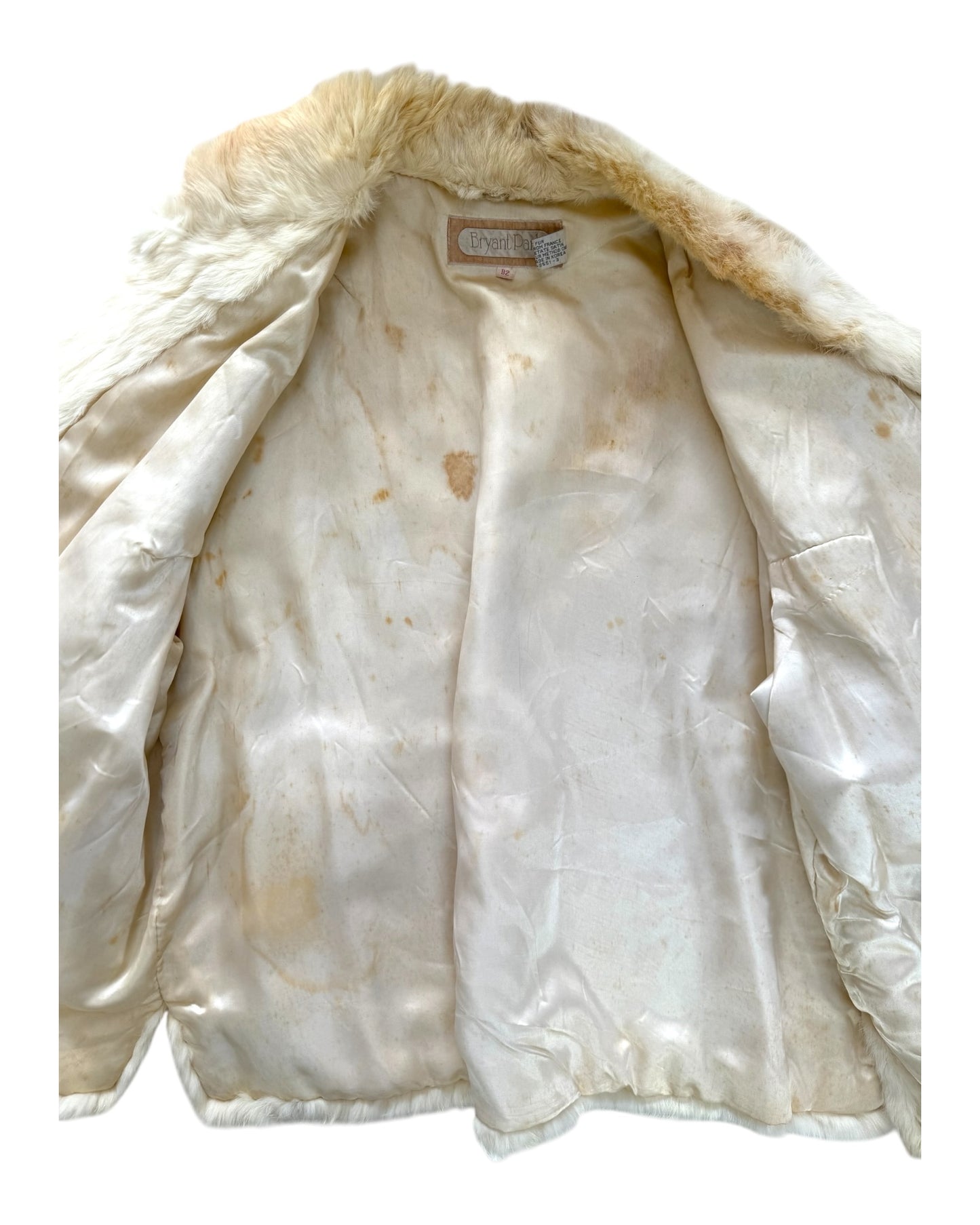Vintage White Fur Coat