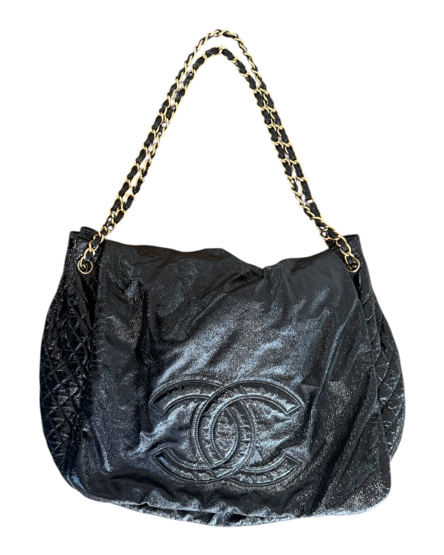 Vintage 2007 Chanel Rock and Chain Messenger Bag by Karl Lagerfeld