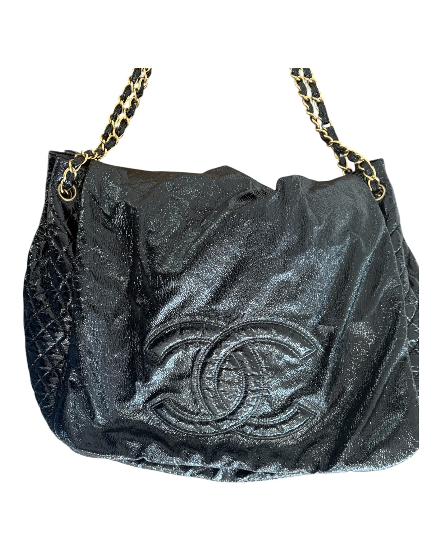Vintage 2007 Chanel Rock and Chain Messenger Bag by Karl Lagerfeld