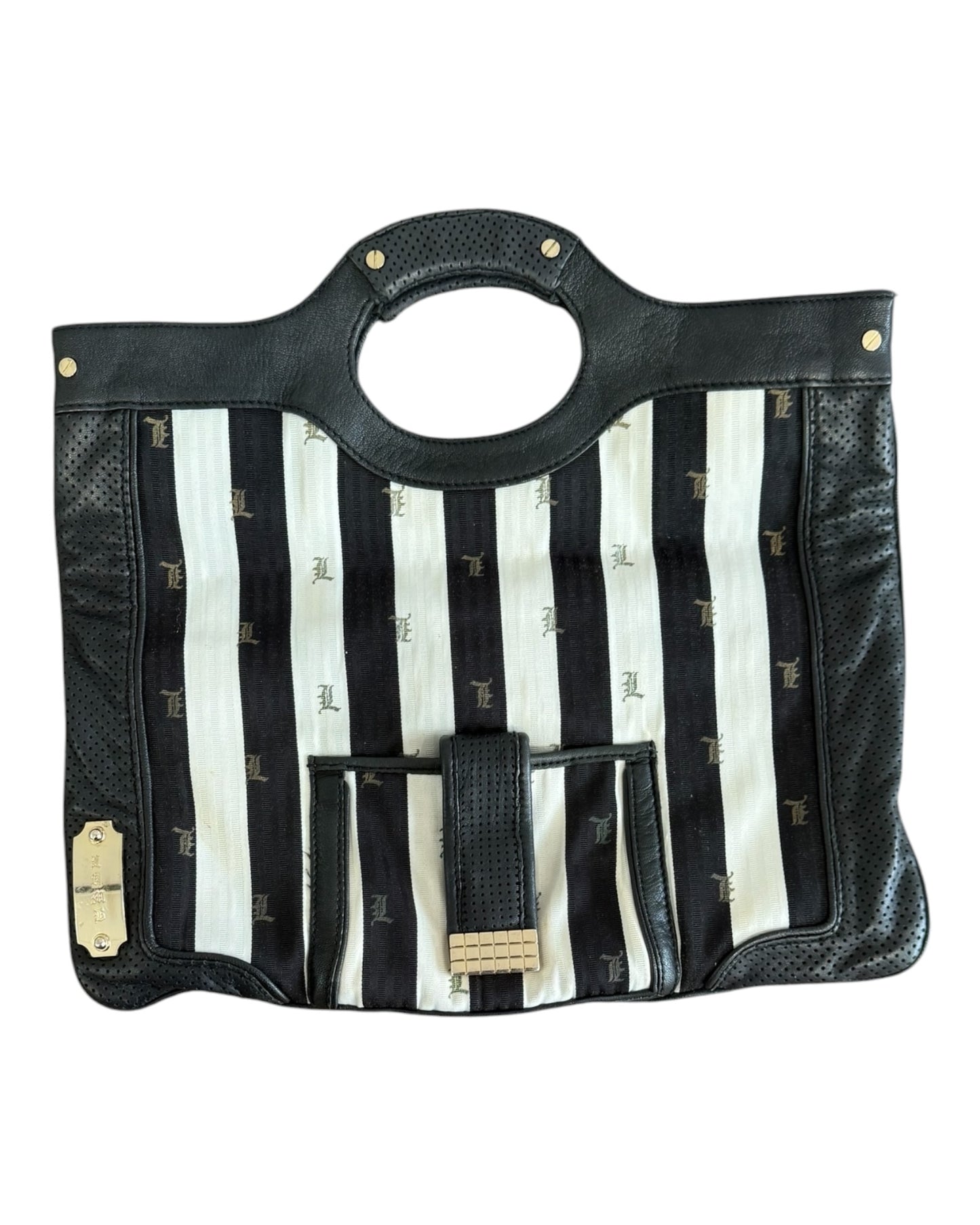 Vintage L.A.M.B Stripe Clutch