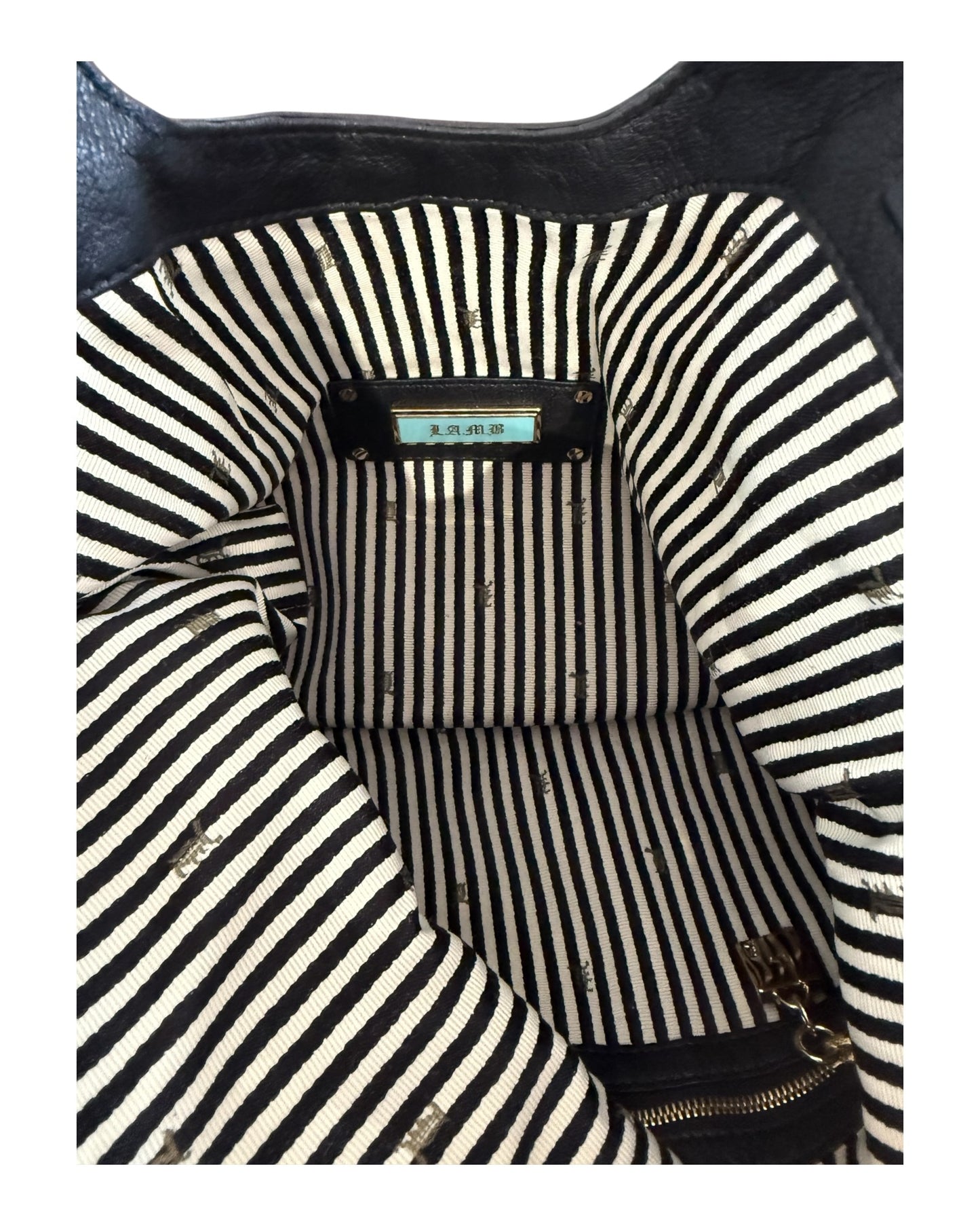 Vintage L.A.M.B Stripe Clutch