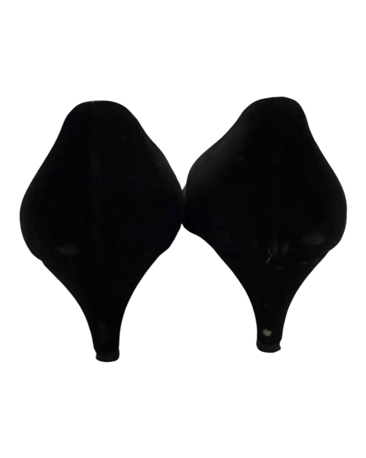 Vintage Prada Black Suede Kitten Heels