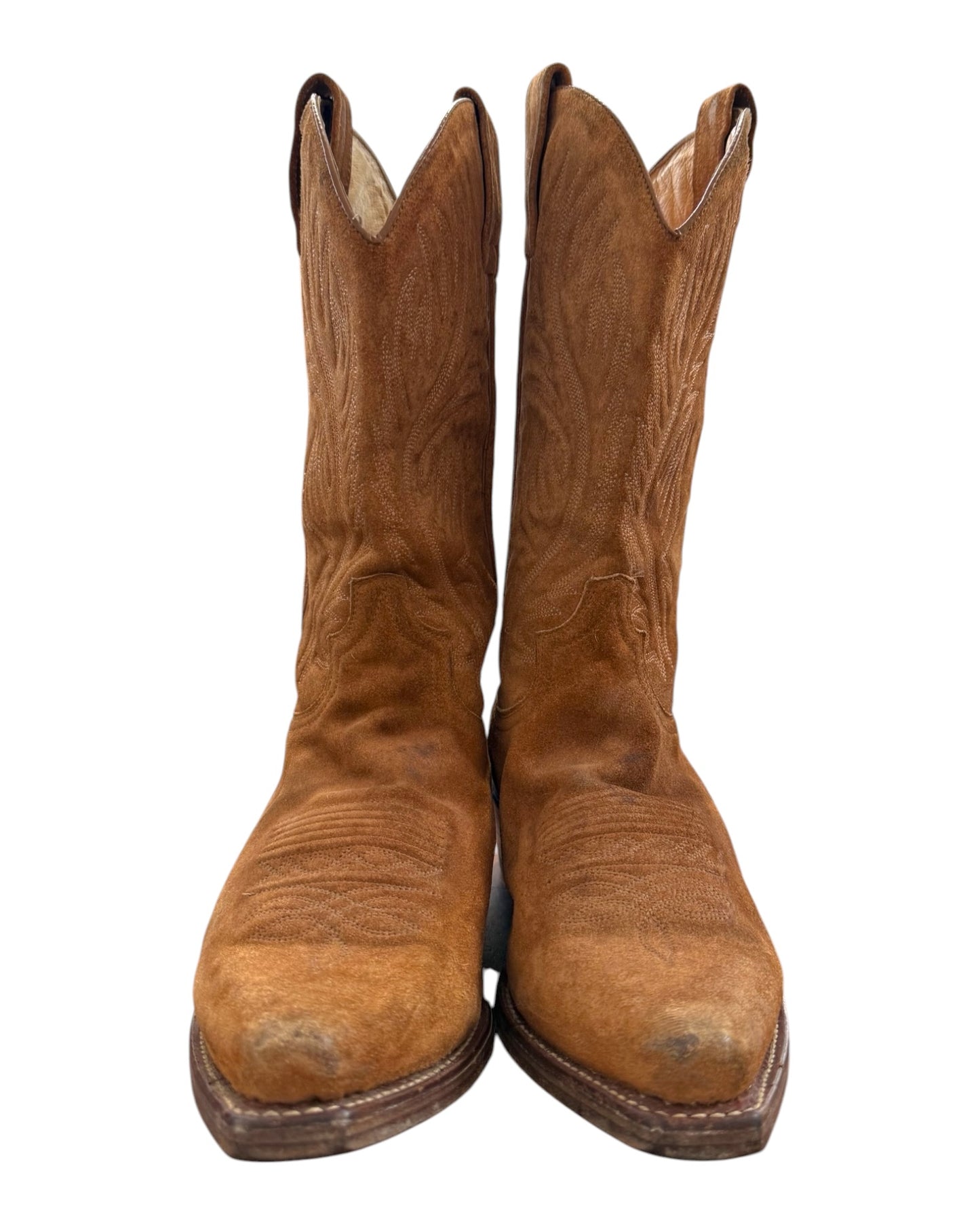 Vintage Sendra Suede Cowboy Boots