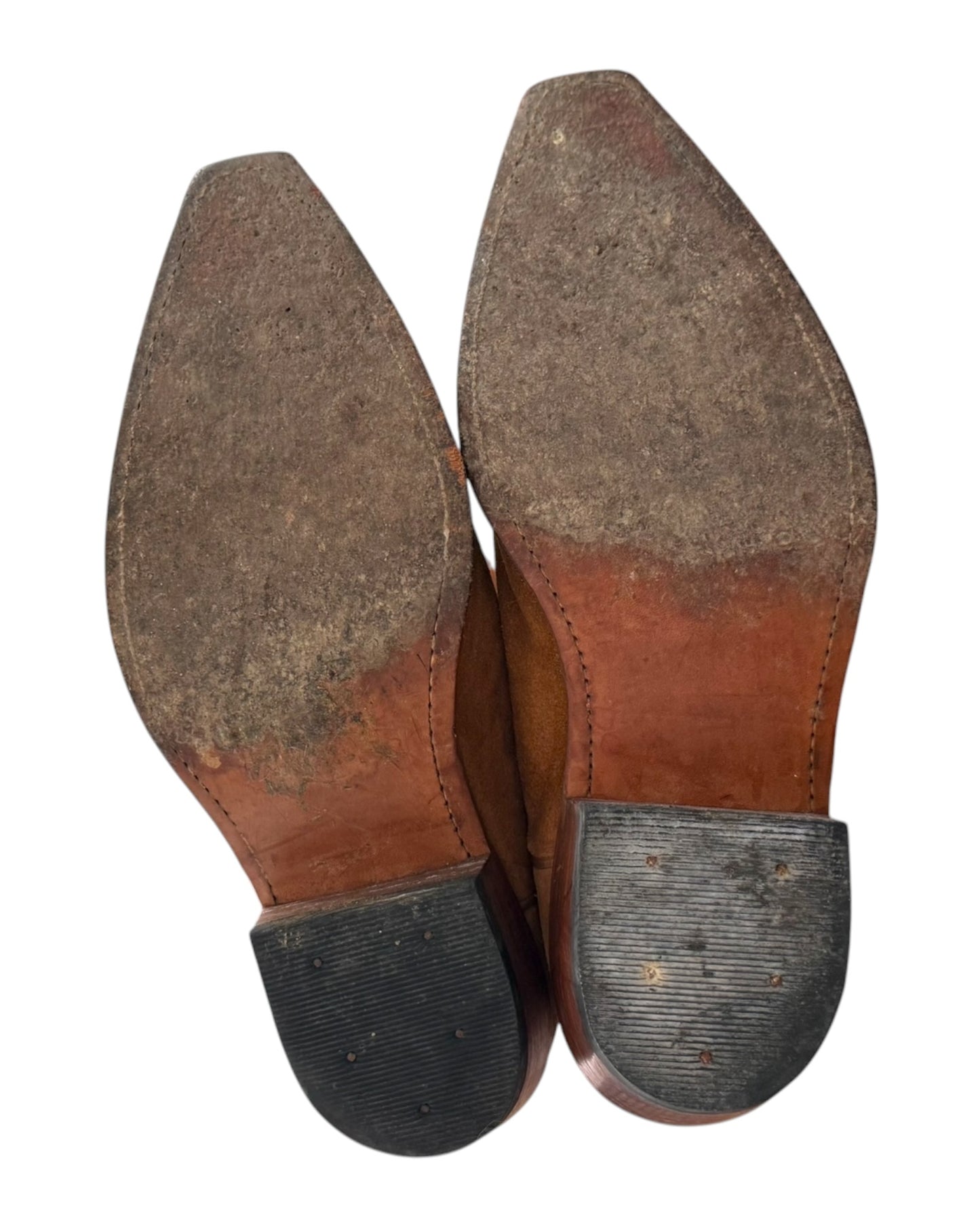 Vintage Sendra Suede Cowboy Boots