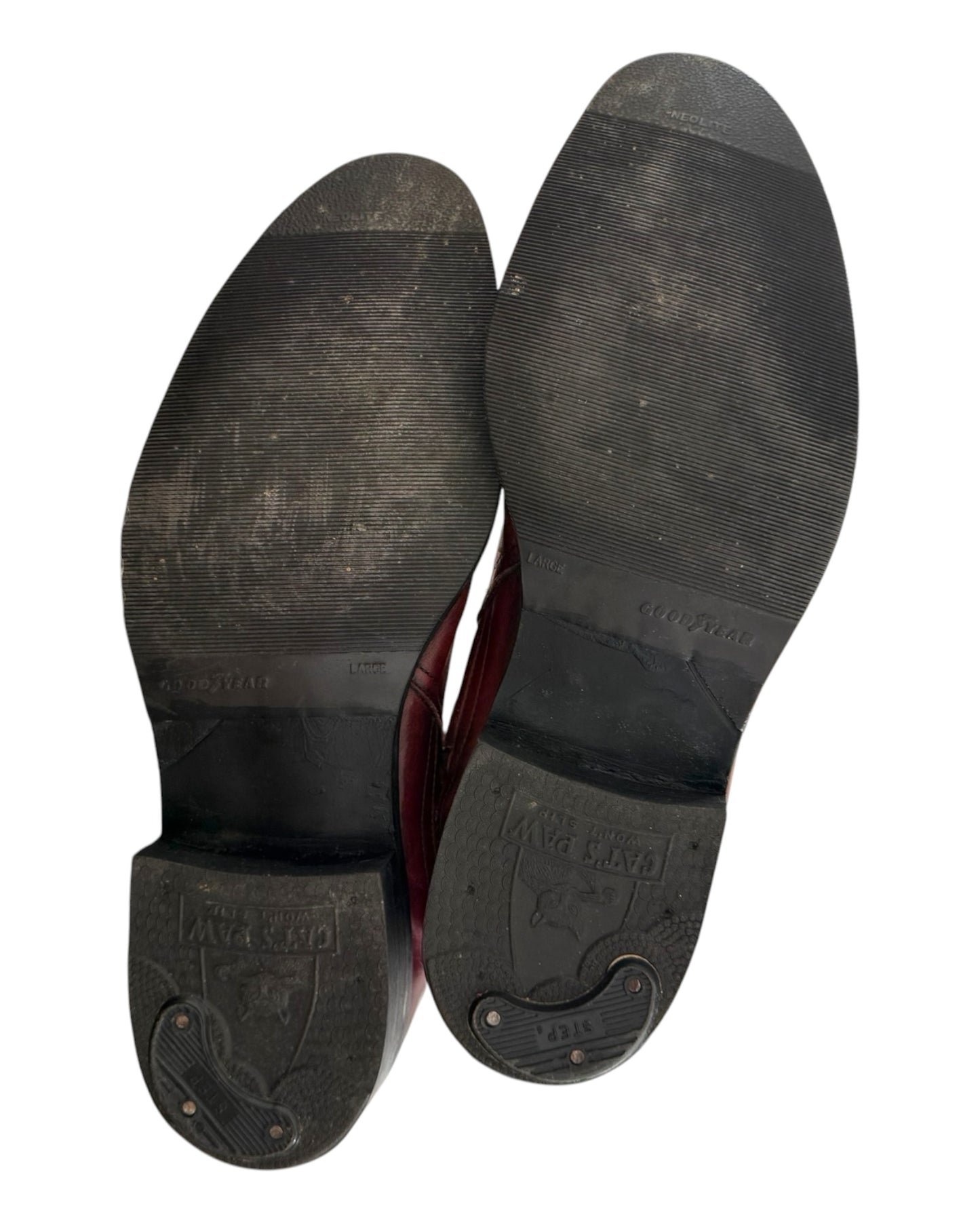 Vintage Vicente Conjero Red Leather Moto Boots