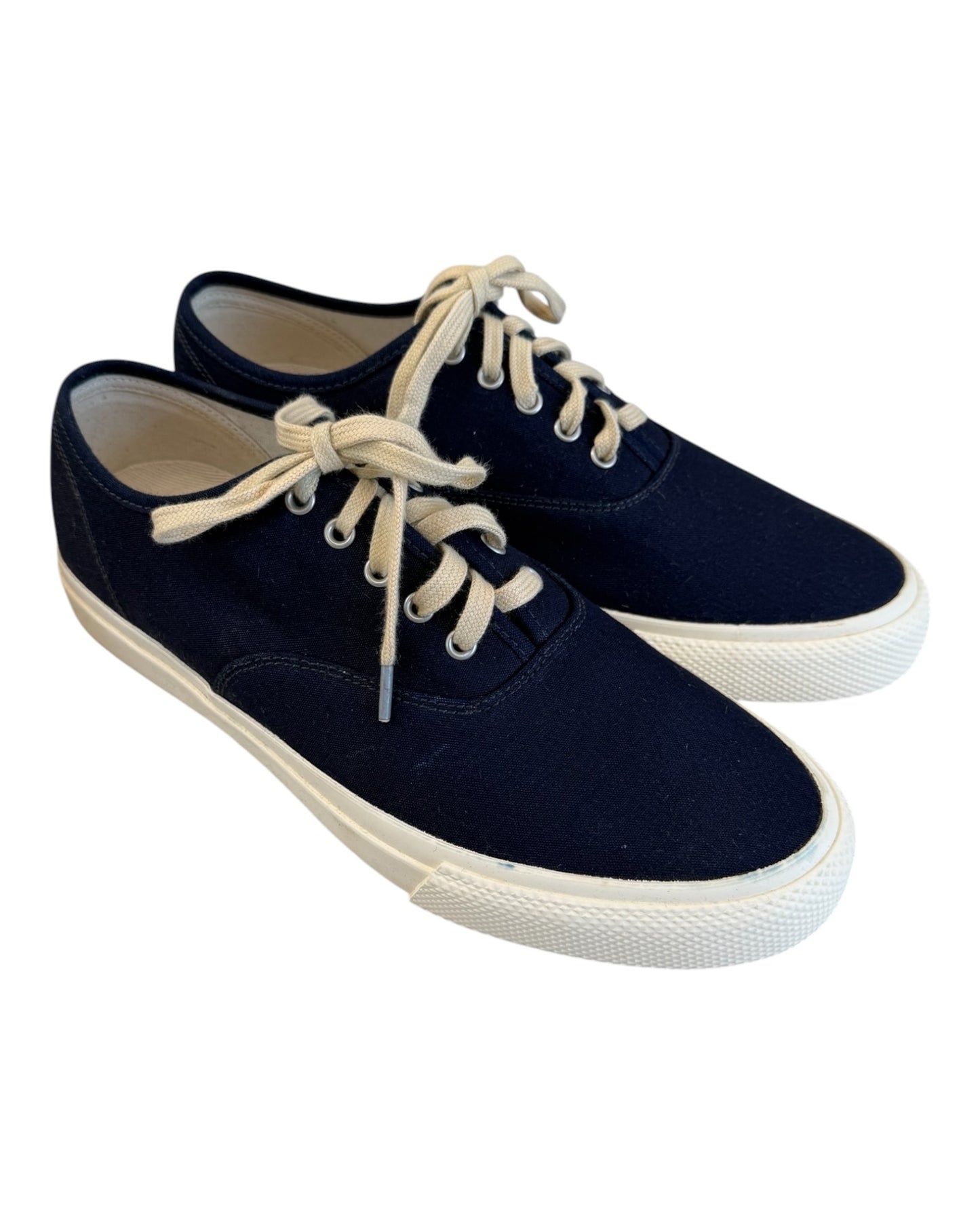 Pre-Loved Ralph Lauren RRL Navy Blue Canvas Sneakers