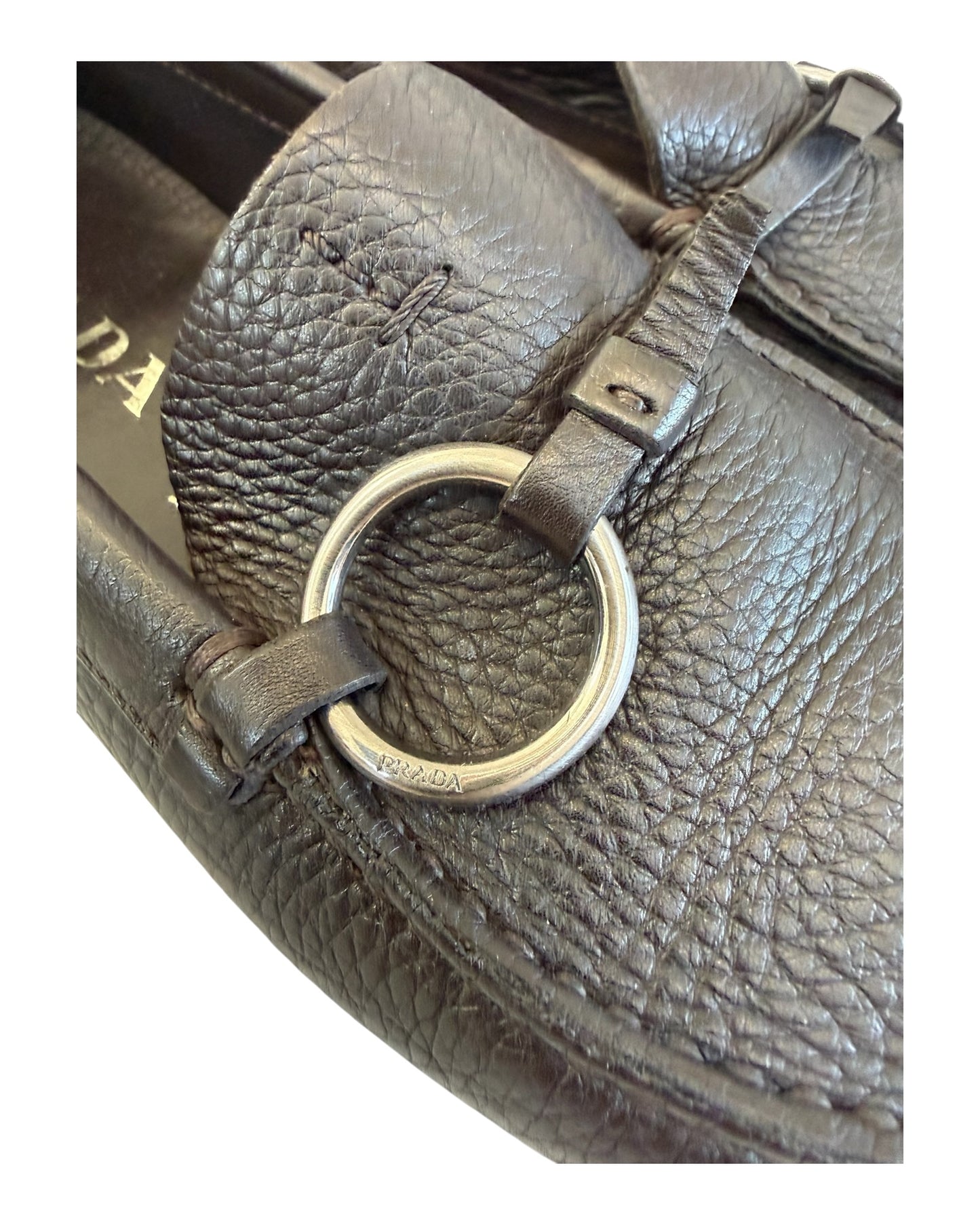 Pre-Loved Prada Black Leather Loafers