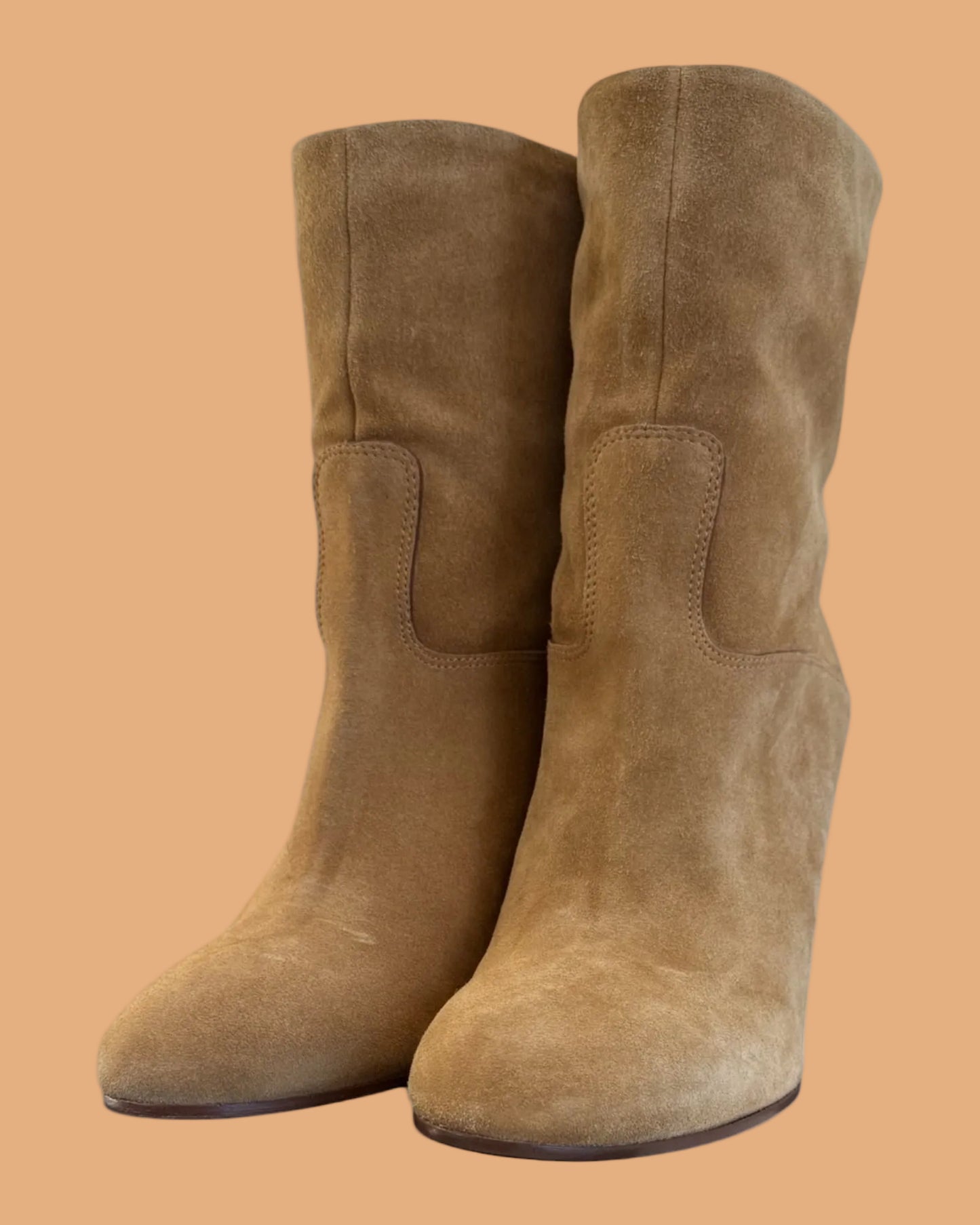 Pre-Loved POLO Ralph Lauren Brindley Suede Booties