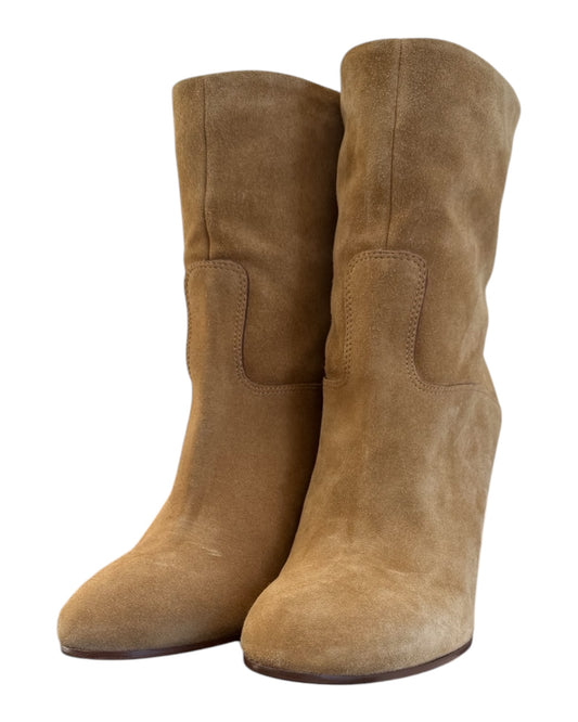 Pre-Loved POLO Ralph Lauren Brindley Suede Booties