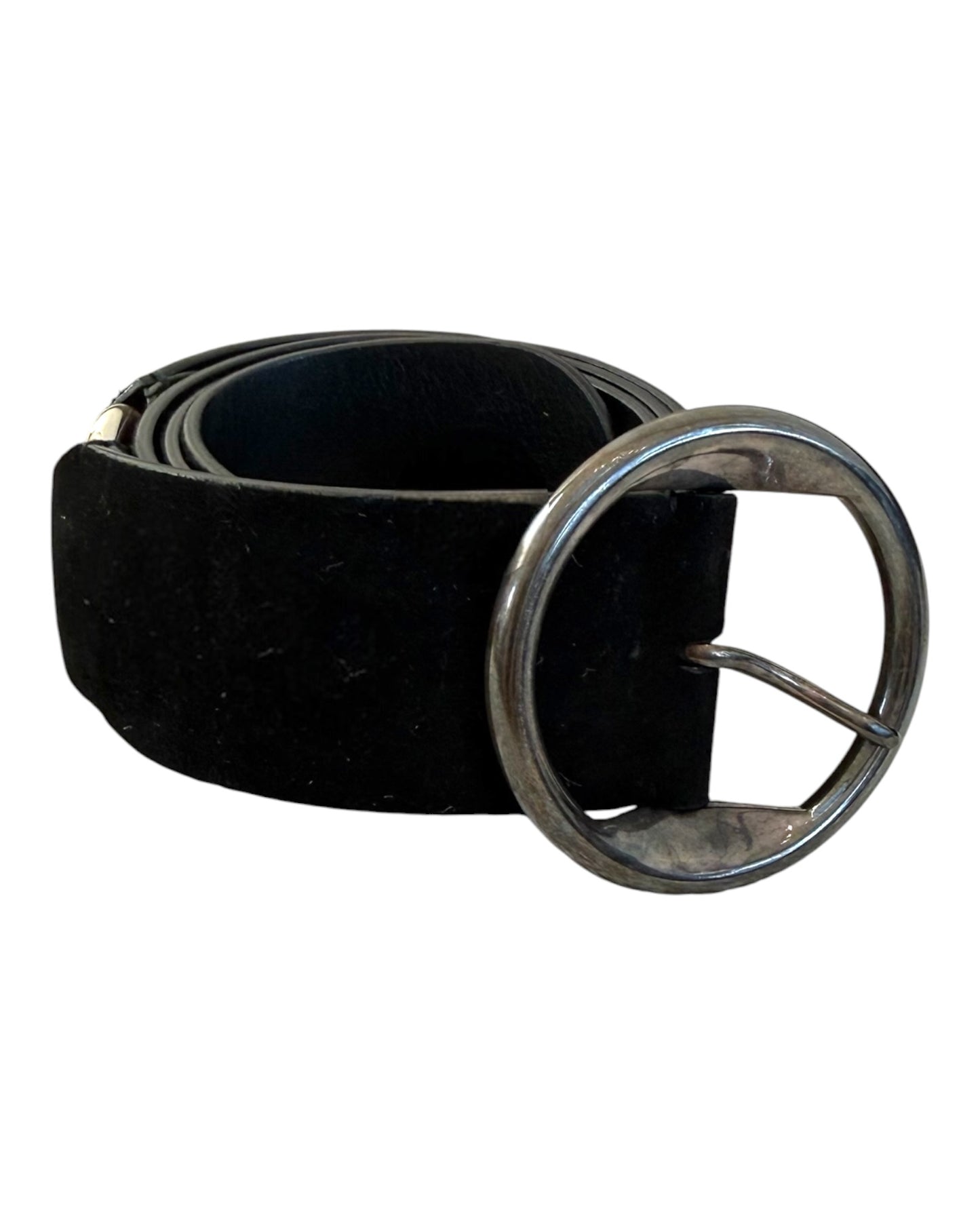 Vintage Ralph Lauren Black Suede Belt