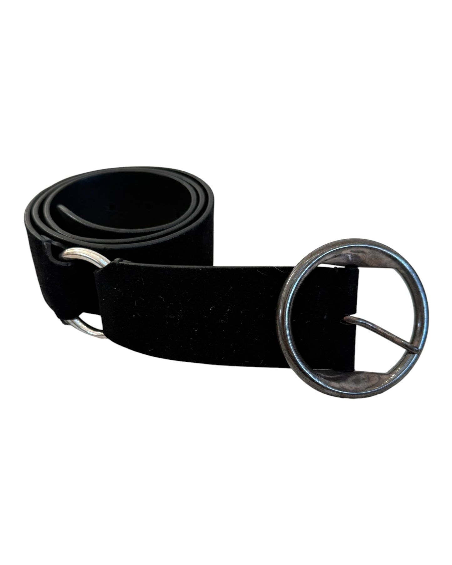Vintage Ralph Lauren Black Suede Belt
